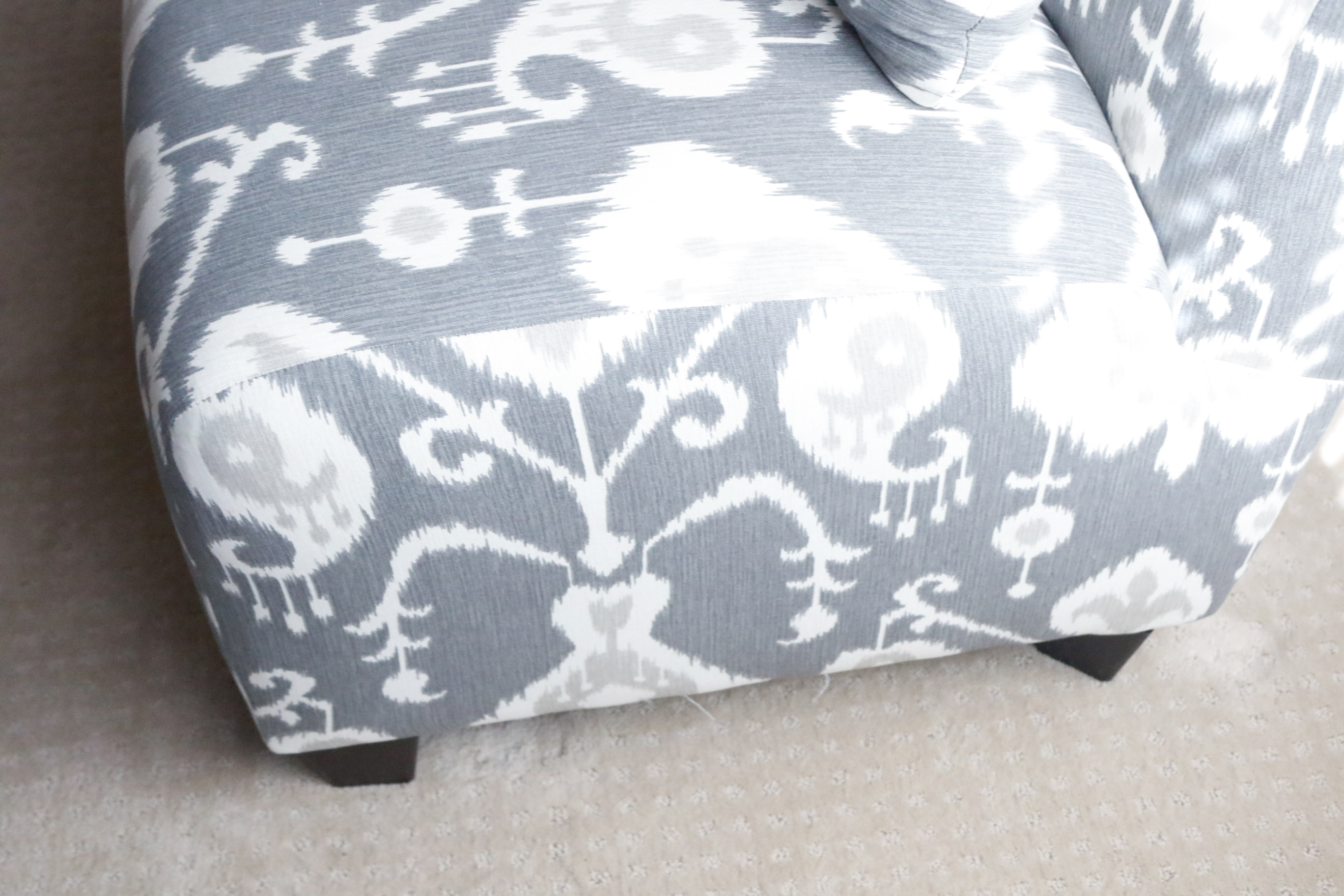 Ikat Armless Loveseat