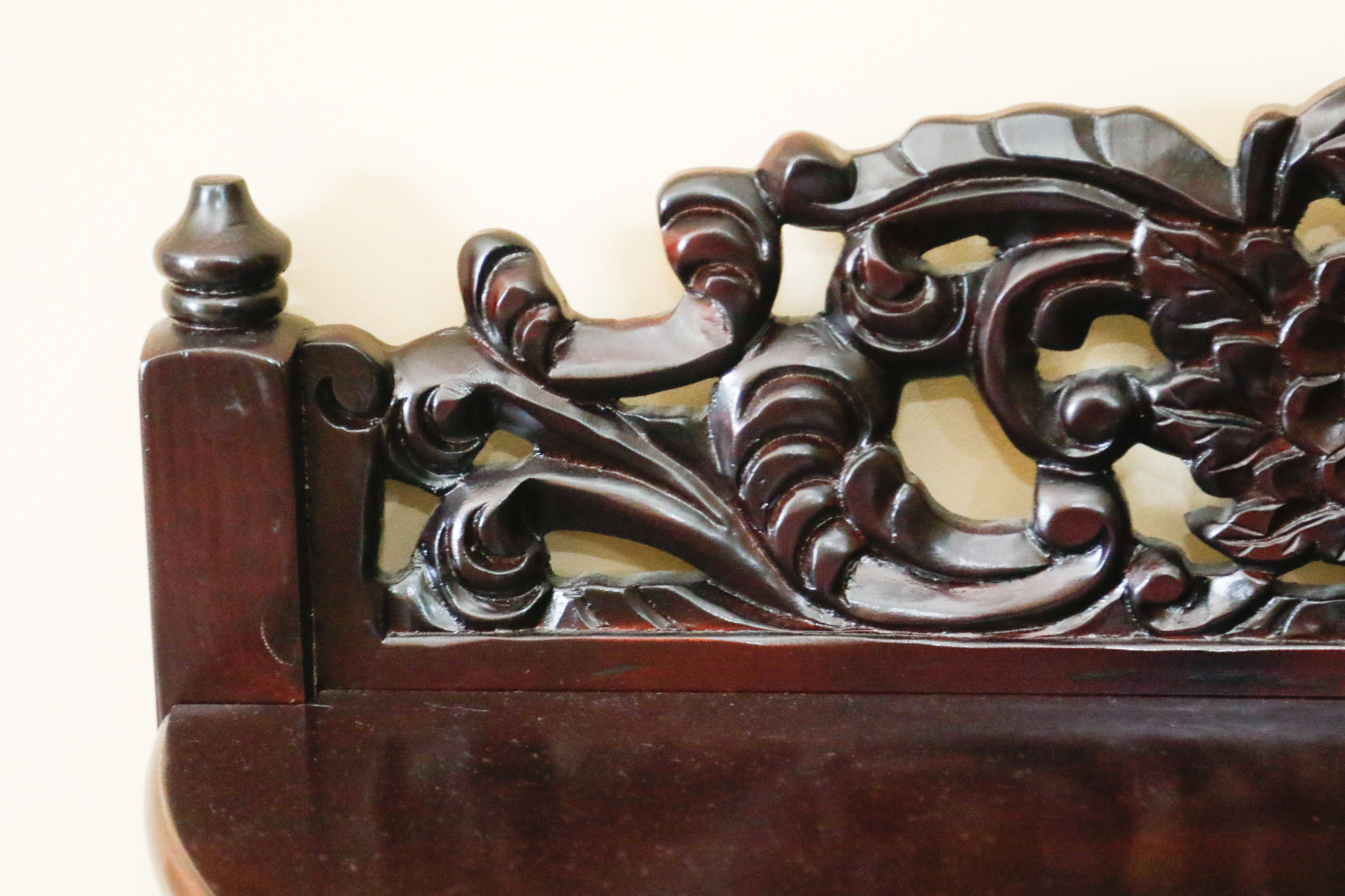 Demilune Carved Etagere