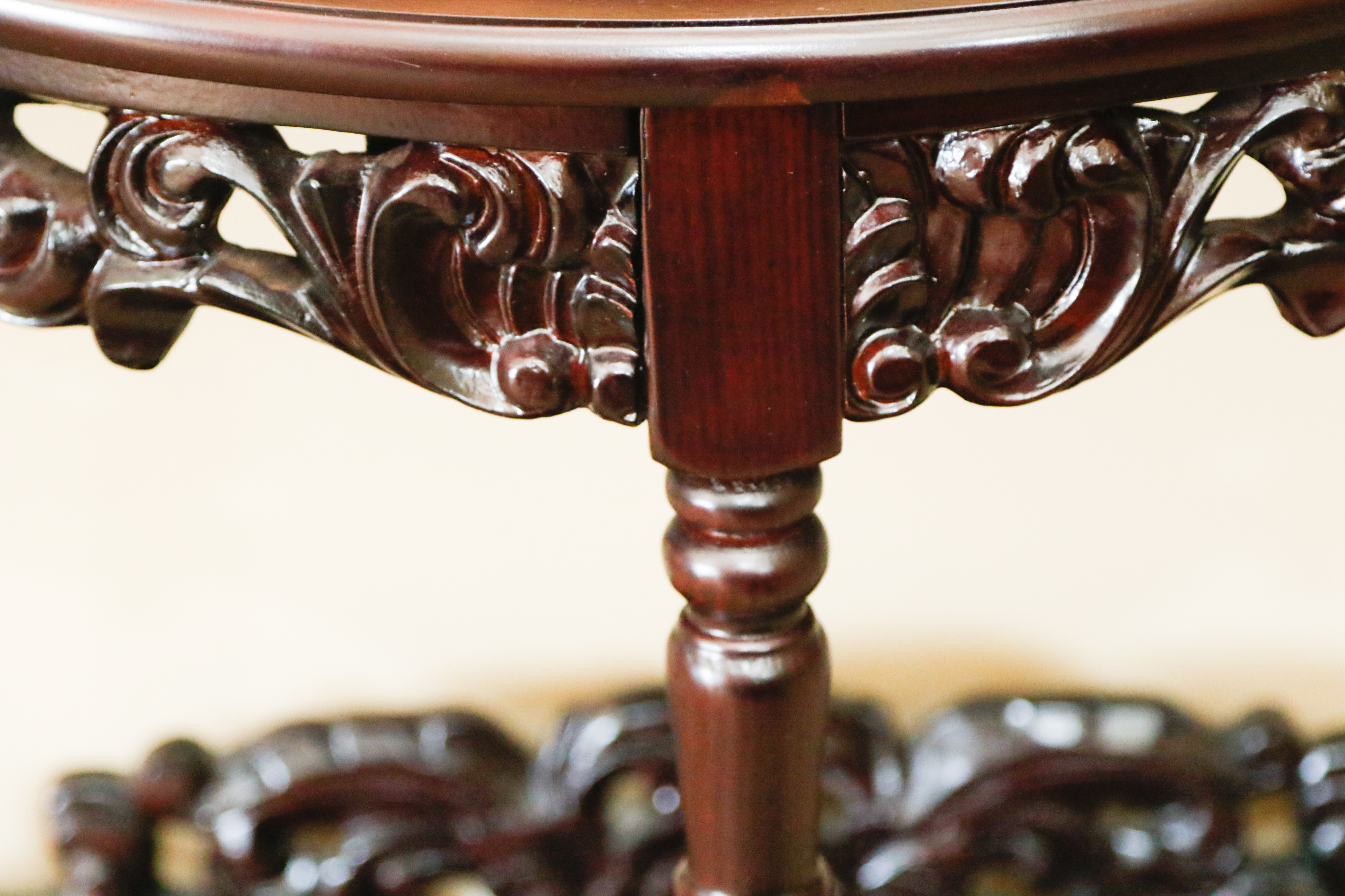 Demilune Carved Etagere