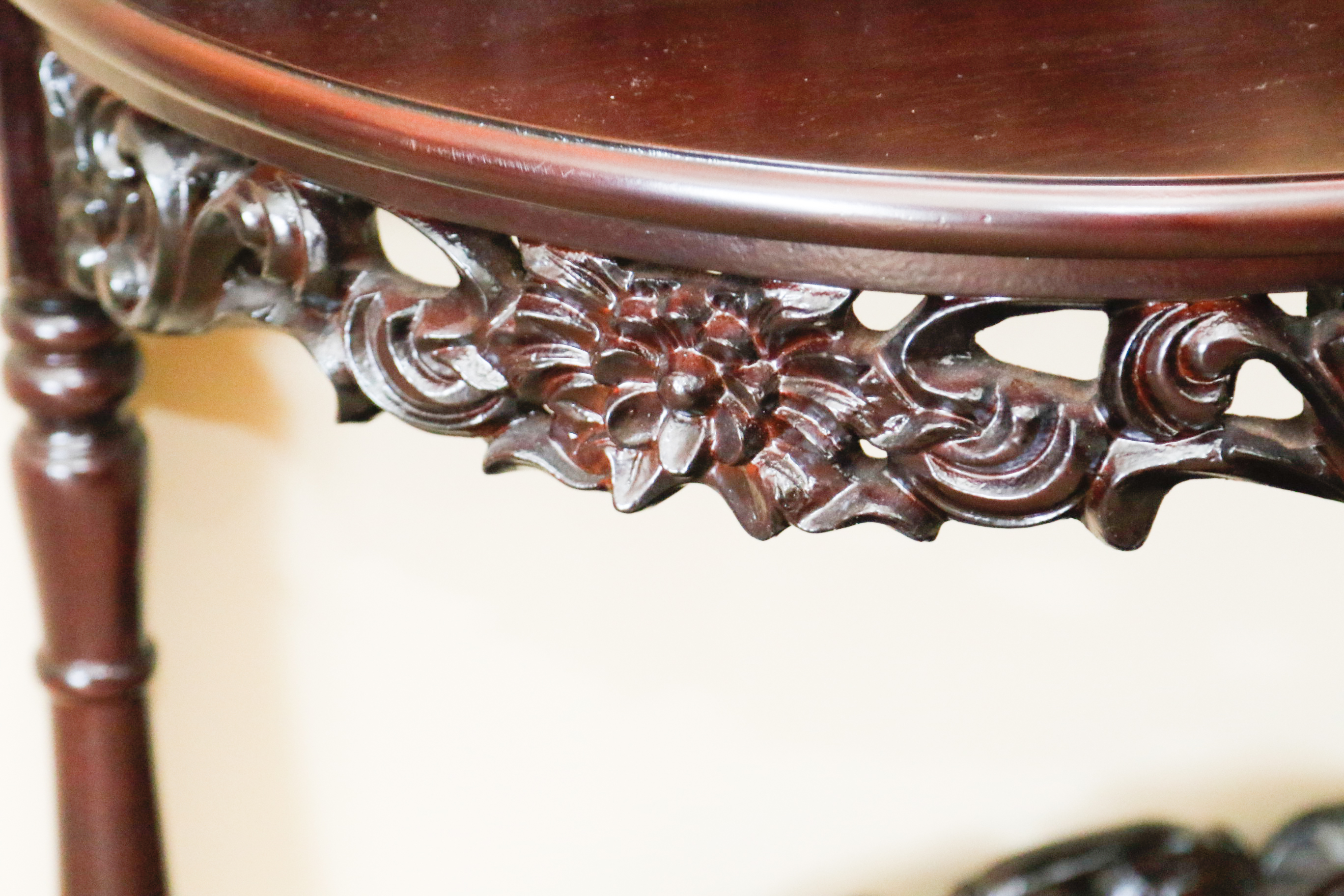 Demilune Carved Etagere