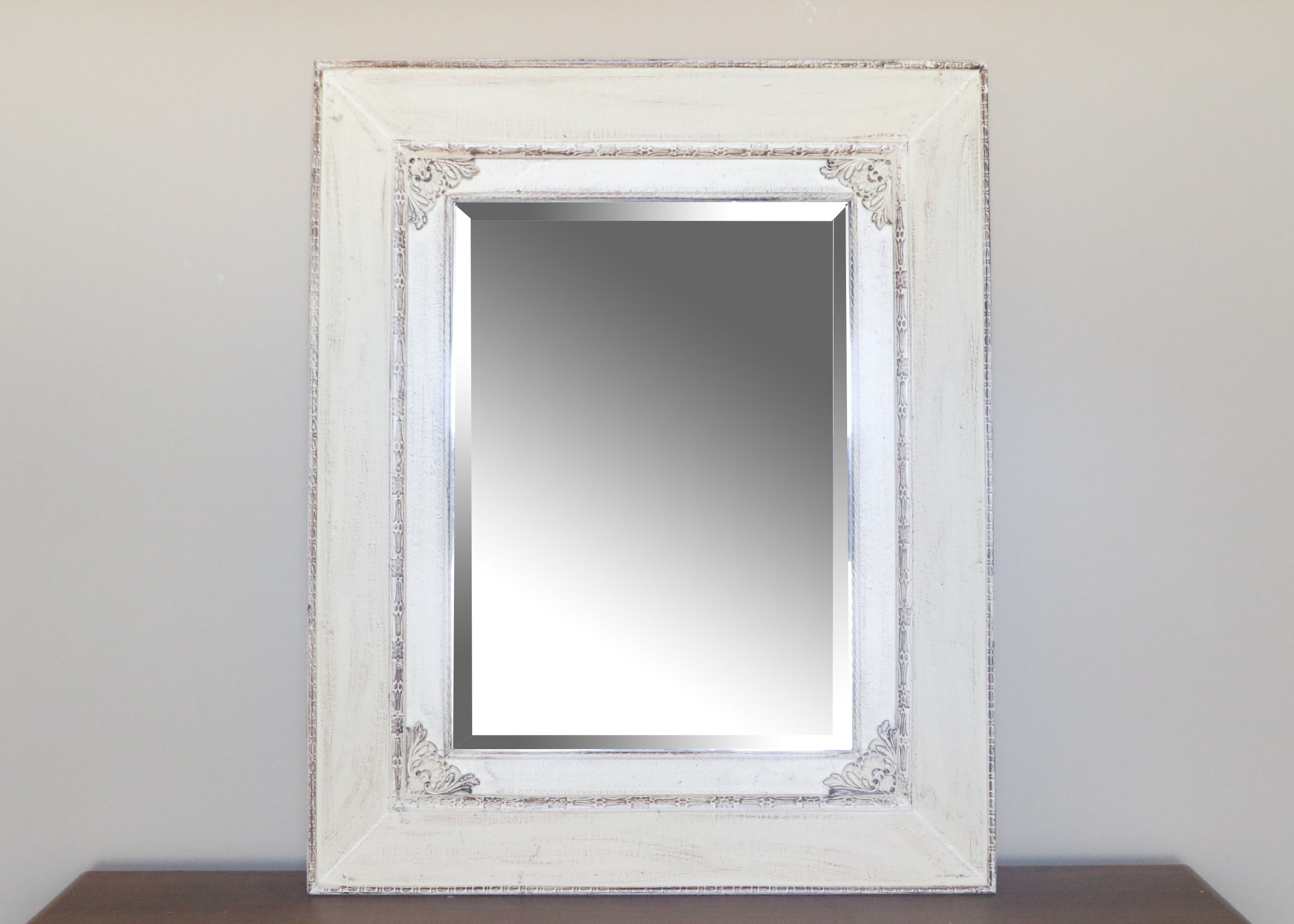 Decorative Cream Painted Mirror