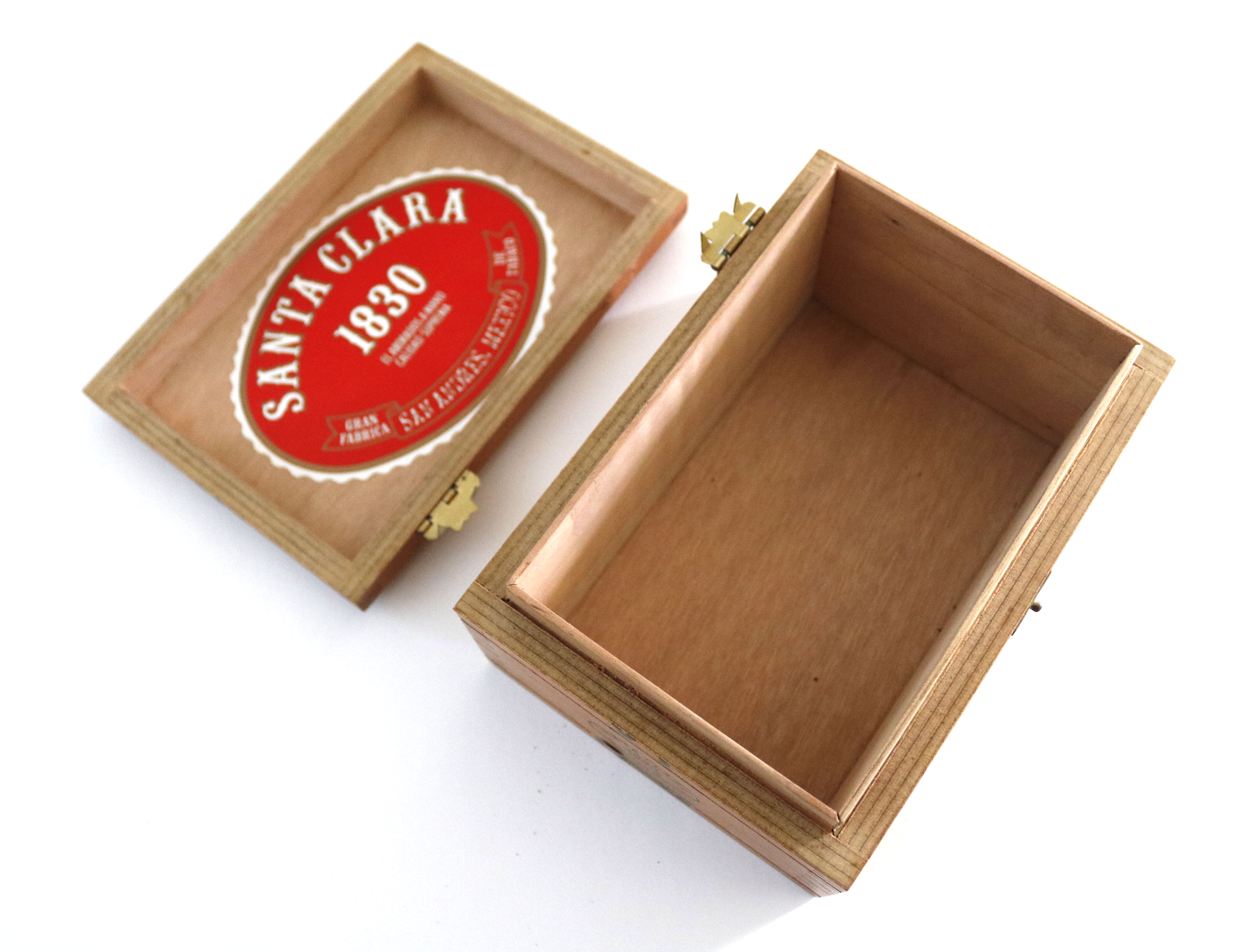Collection of Vintage TE-AMO Wooden Cigar Boxes