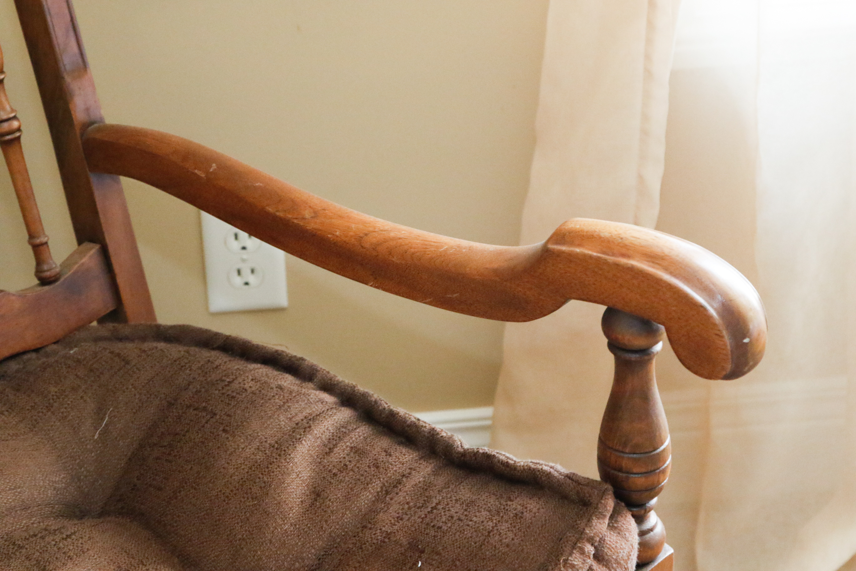 Antique Armchair with Tassles