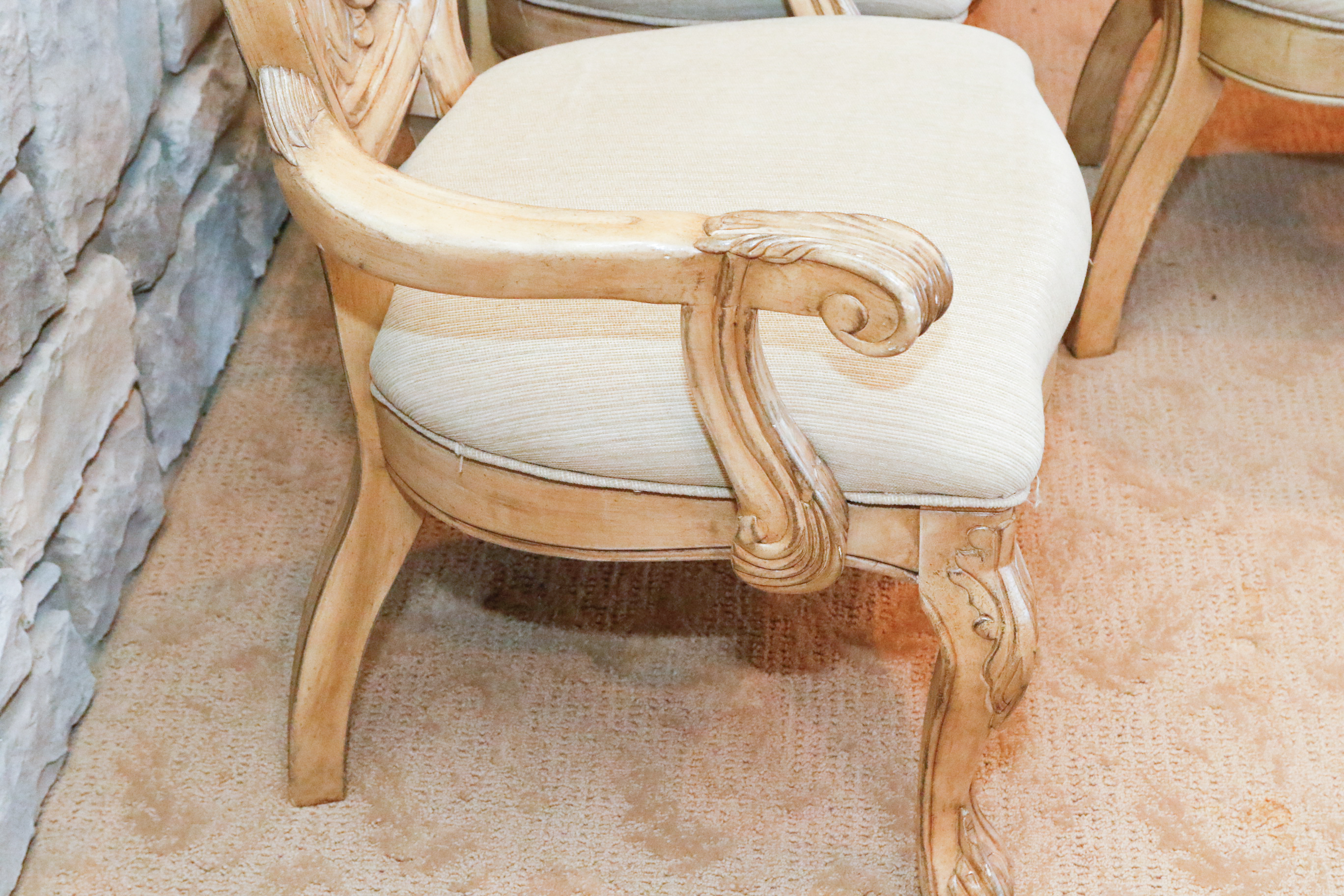 Matching Arm and Side Chairs