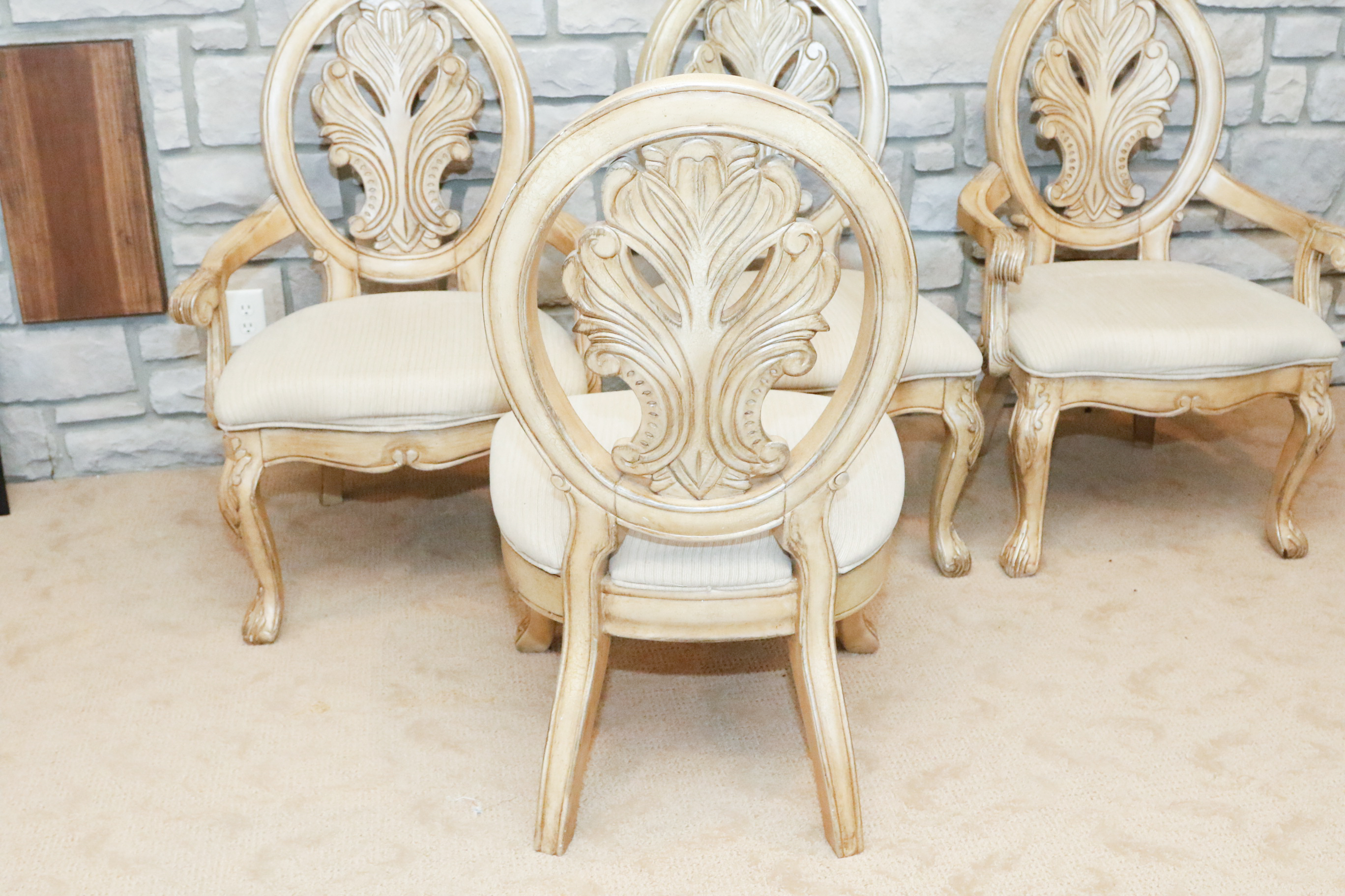 Matching Arm and Side Chairs