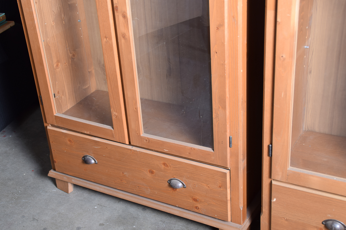 Pair of Wooden Cabinets