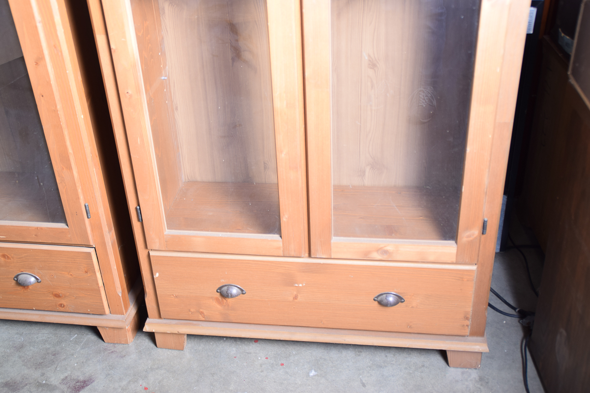 Pair of Wooden Cabinets