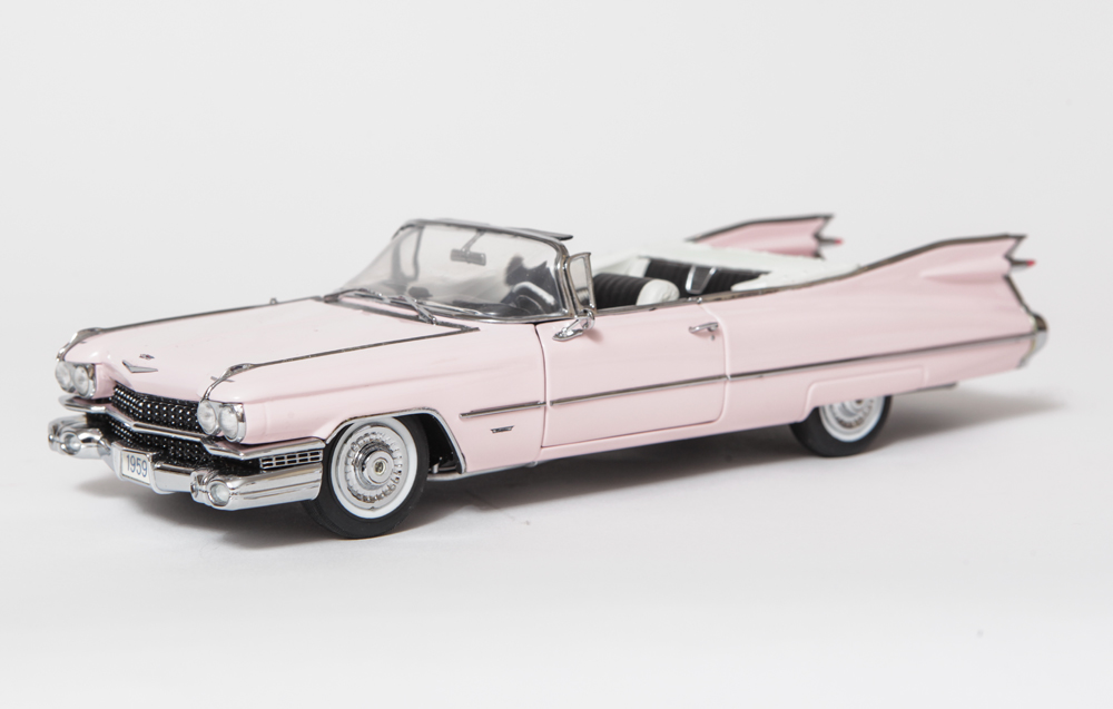 Collection of Pink Ladies Model Cars by The Franklin and Danbury Mint