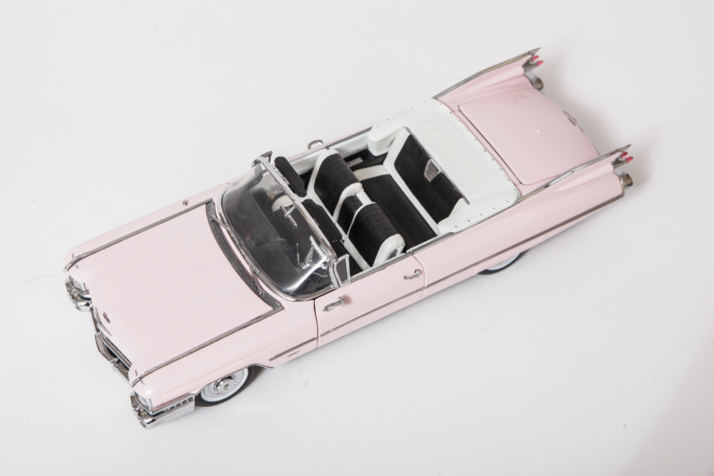 Collection of Pink Ladies Model Cars by The Franklin and Danbury Mint