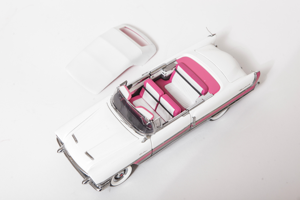 Collection of Pink Ladies Model Cars by The Franklin and Danbury Mint
