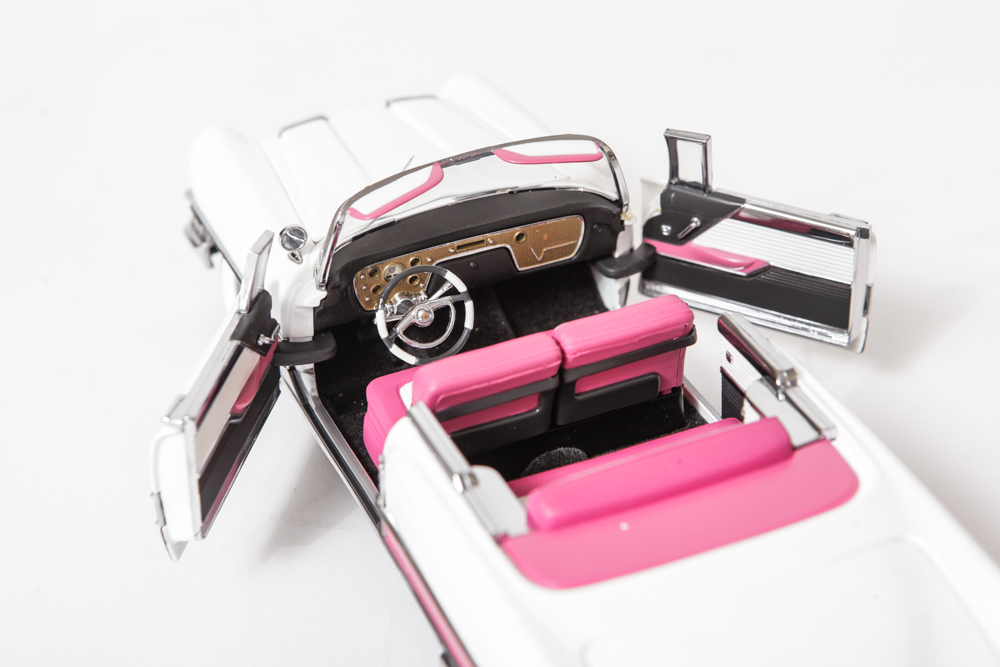 Collection of Pink Ladies Model Cars by The Franklin and Danbury Mint