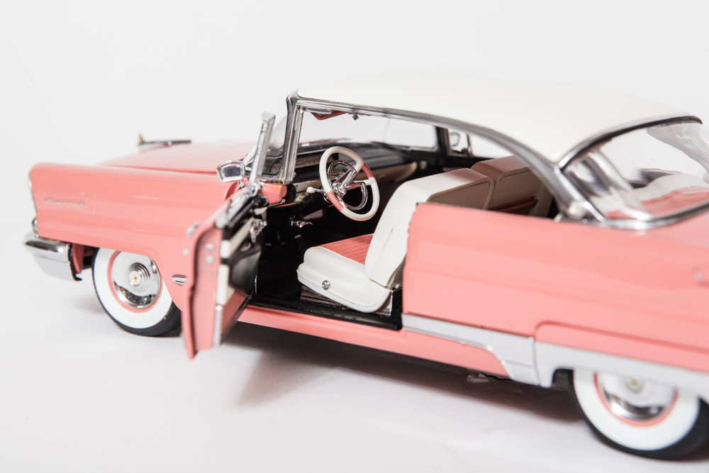Collection of Pink Ladies Model Cars by The Franklin and Danbury Mint