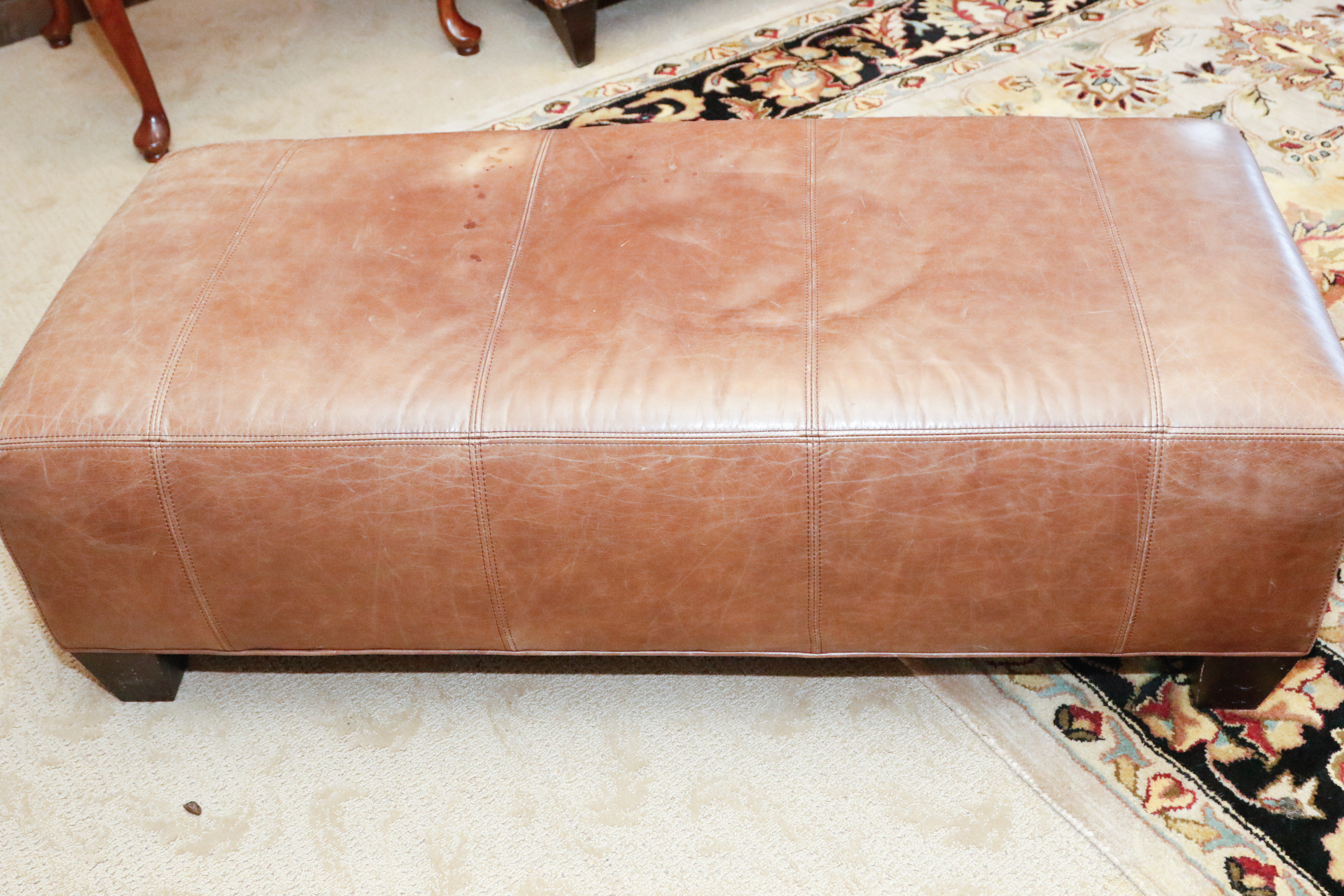 Blended Leather Bench