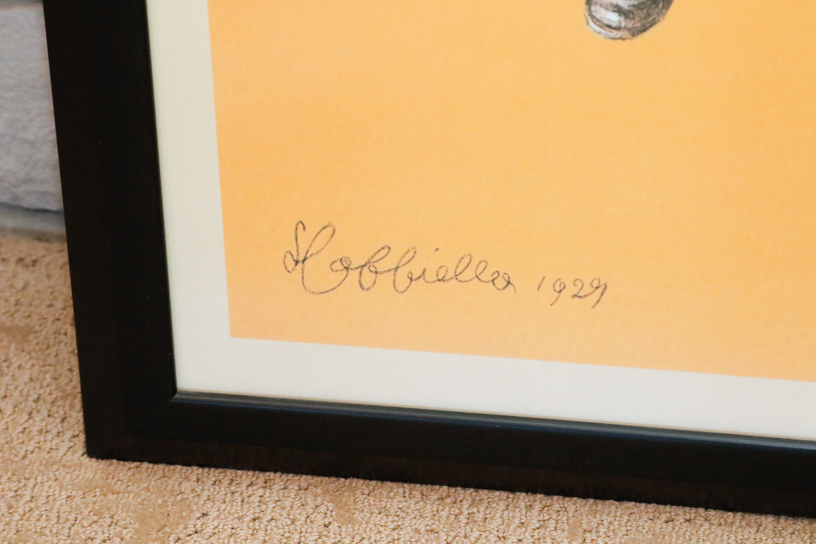 Framed Reproduction Print of Art Nouveau Poster "Parapluie-Revel"