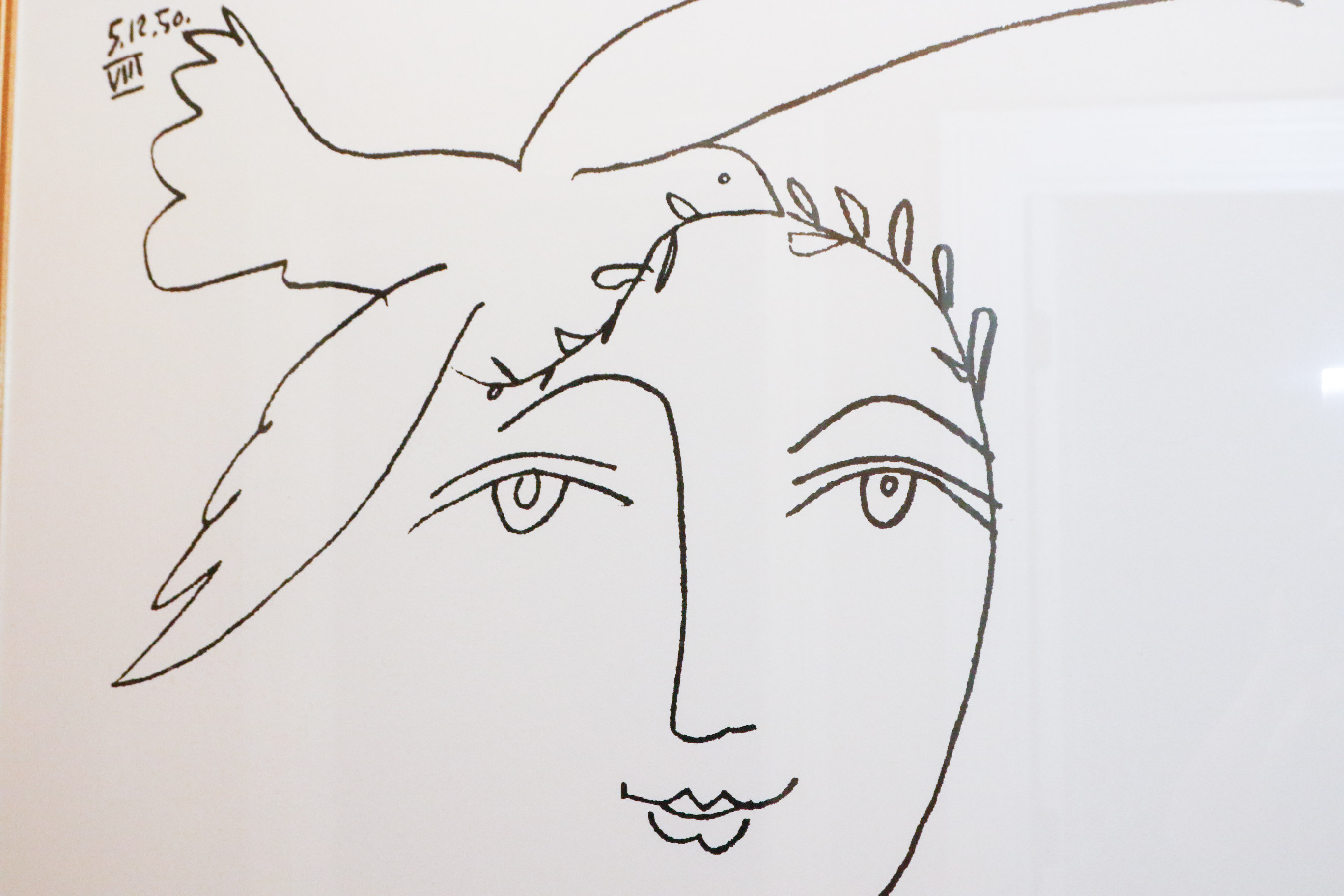 After Picasso "Visage de la Paix VIII" Lithograph