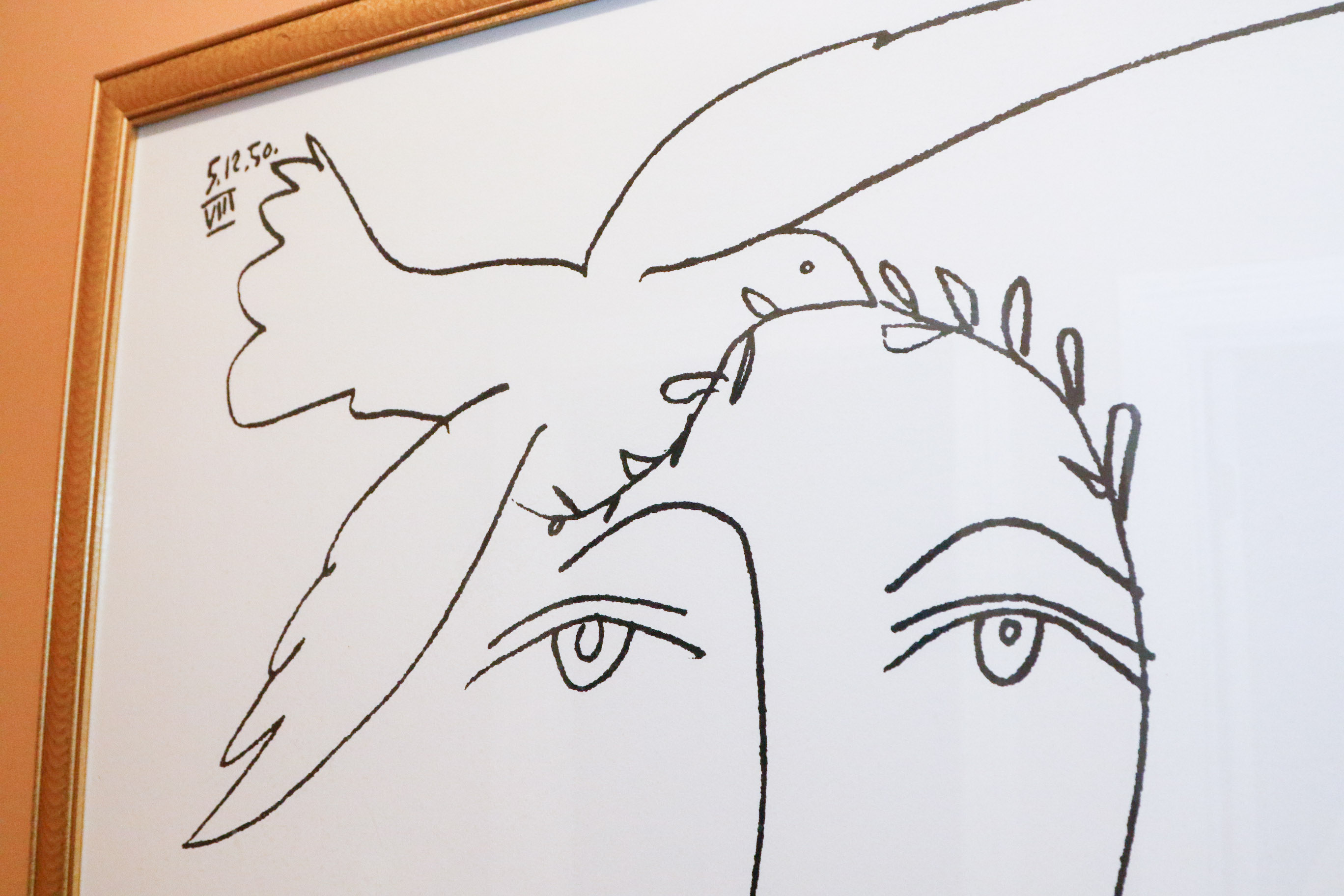 After Picasso "Visage de la Paix VIII" Lithograph