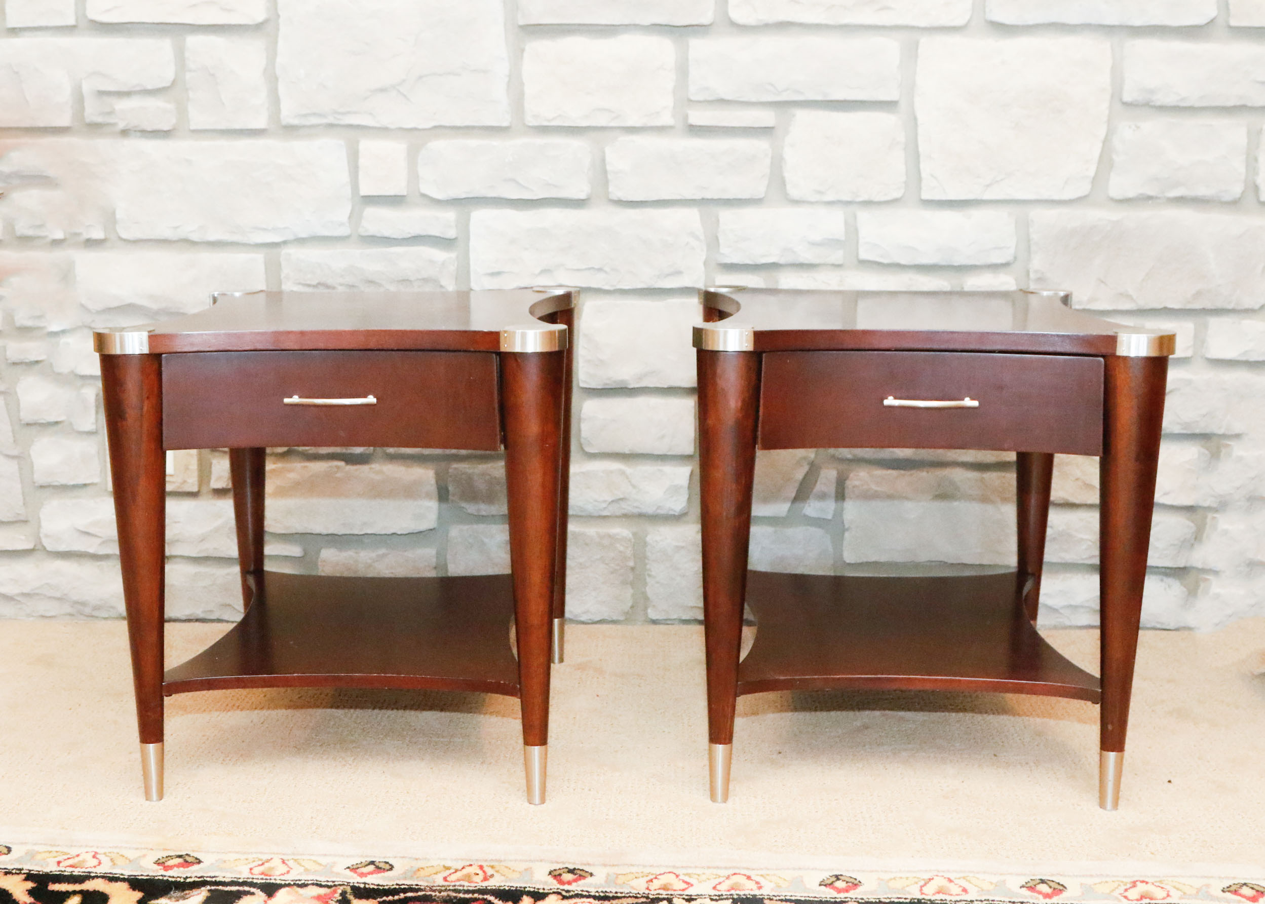 Pair of Contemporary End Tables