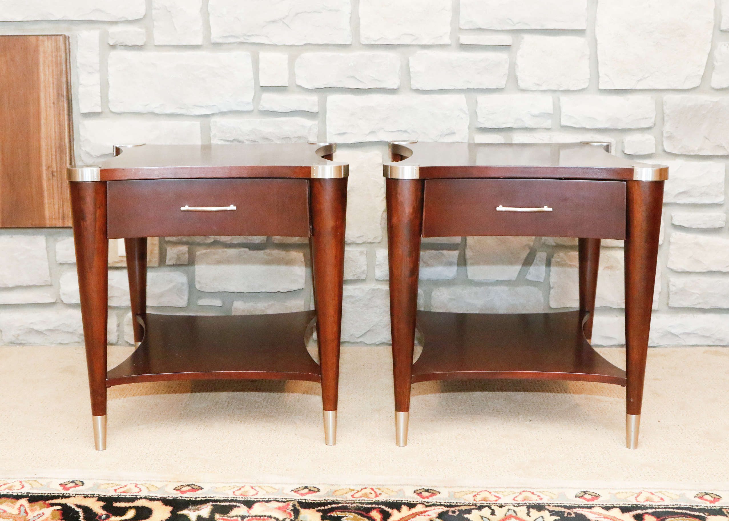 Pair of Contemporary End Tables