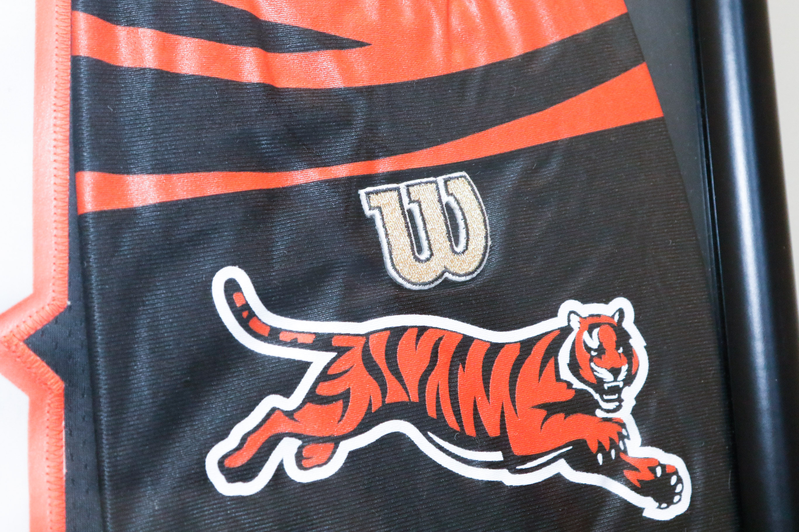 Jeff Blake Signed Jersey in Frame