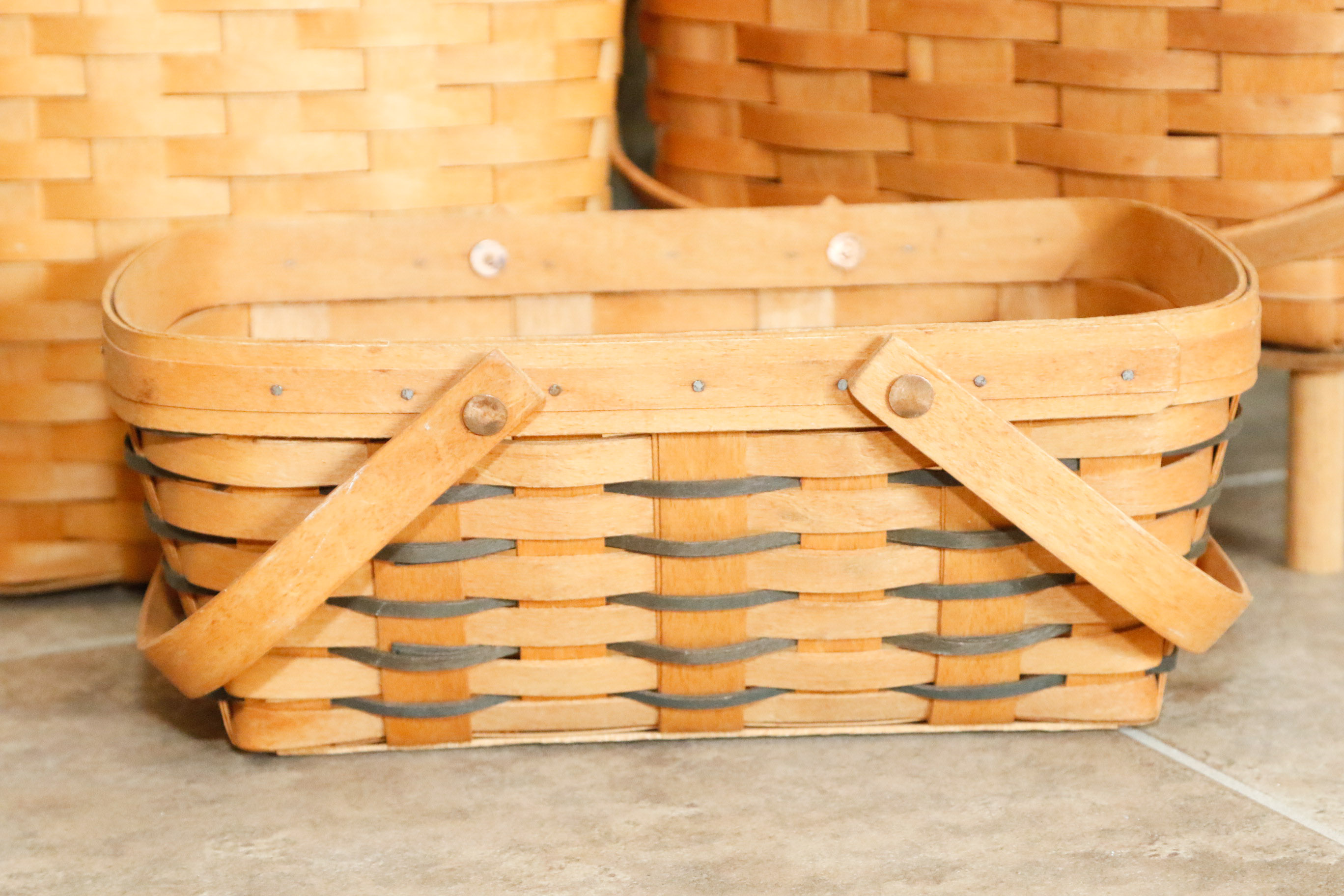 Collection of Signed Longaberger Baskets
