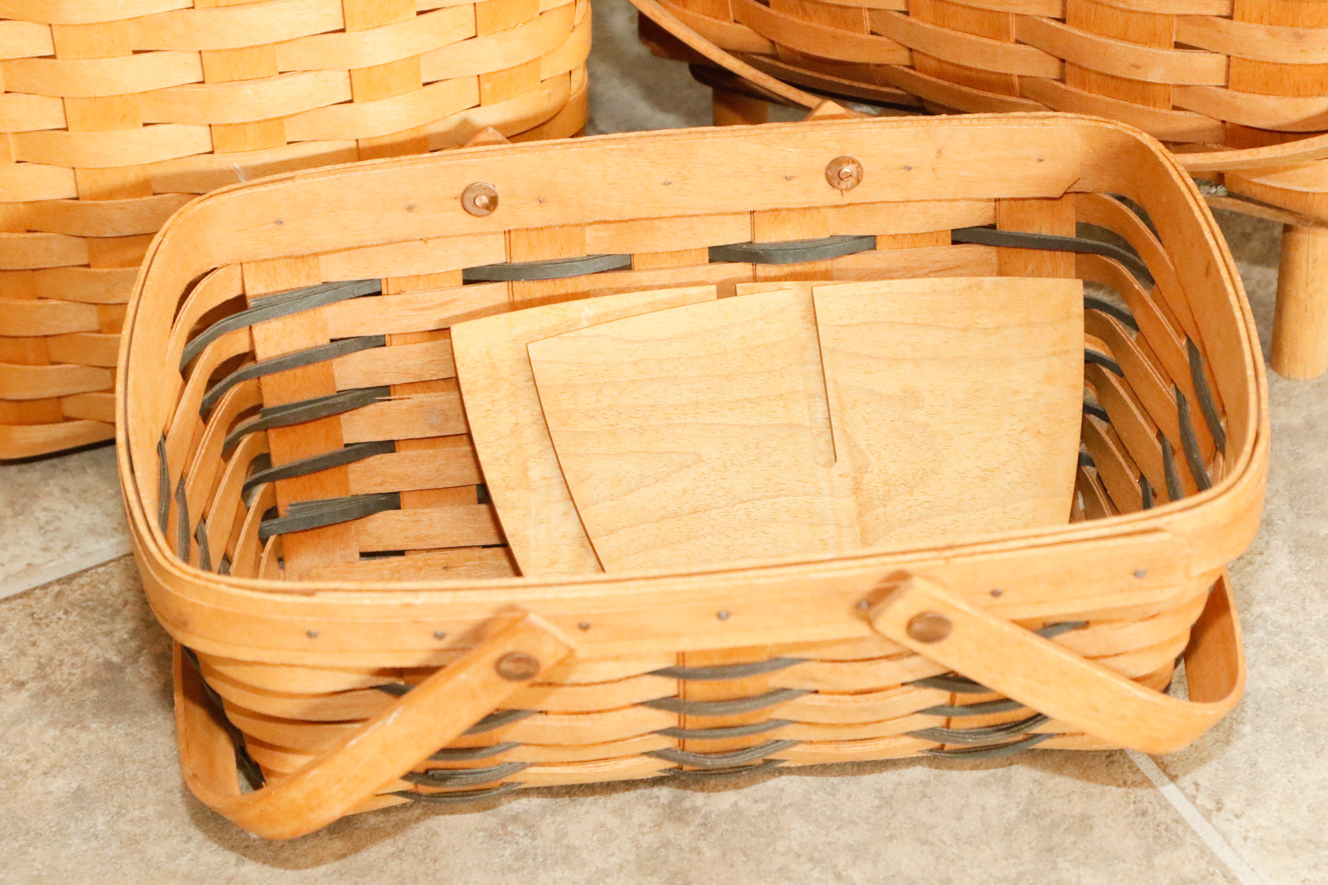 Collection of Signed Longaberger Baskets