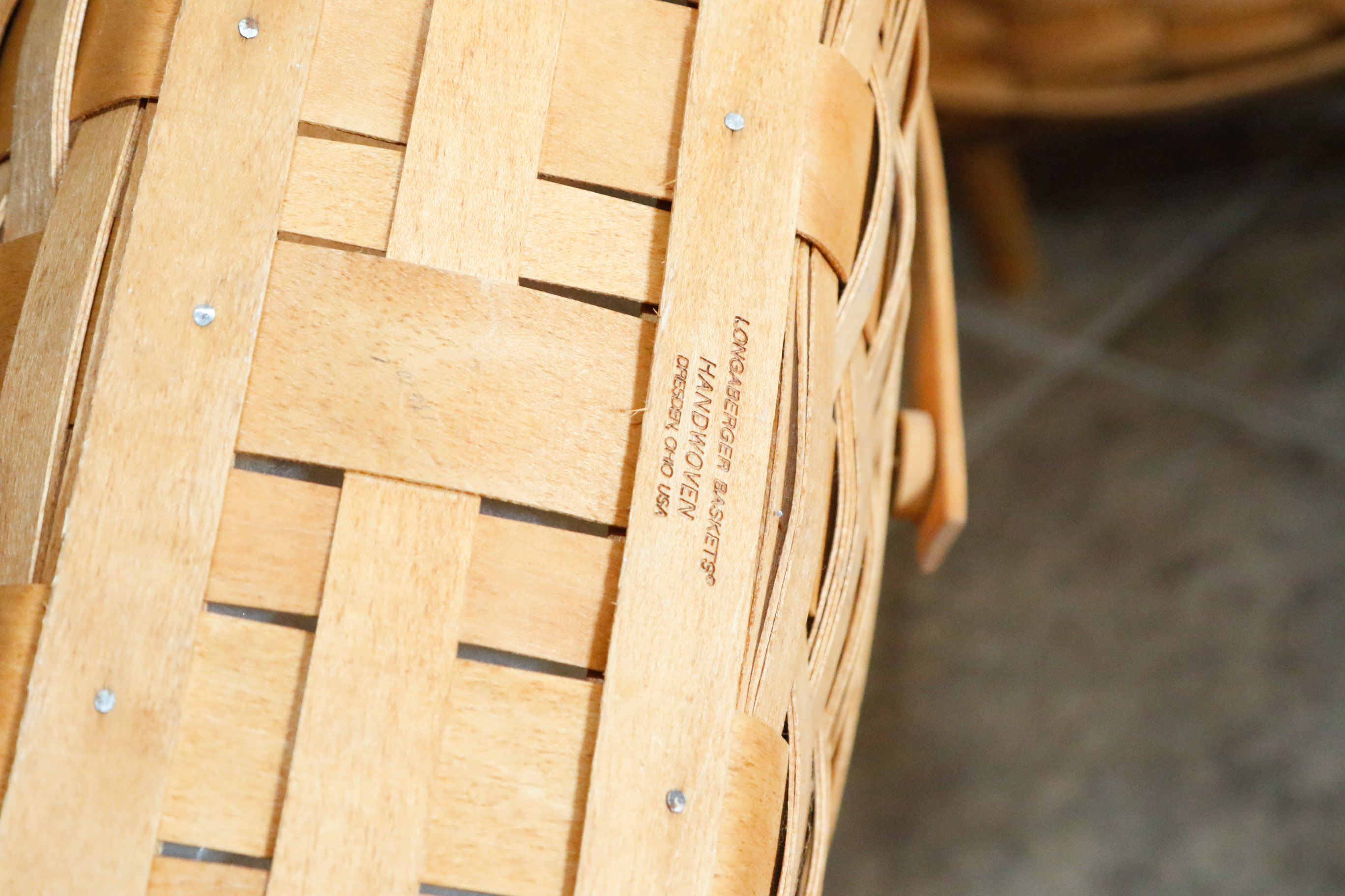 Collection of Signed Longaberger Baskets