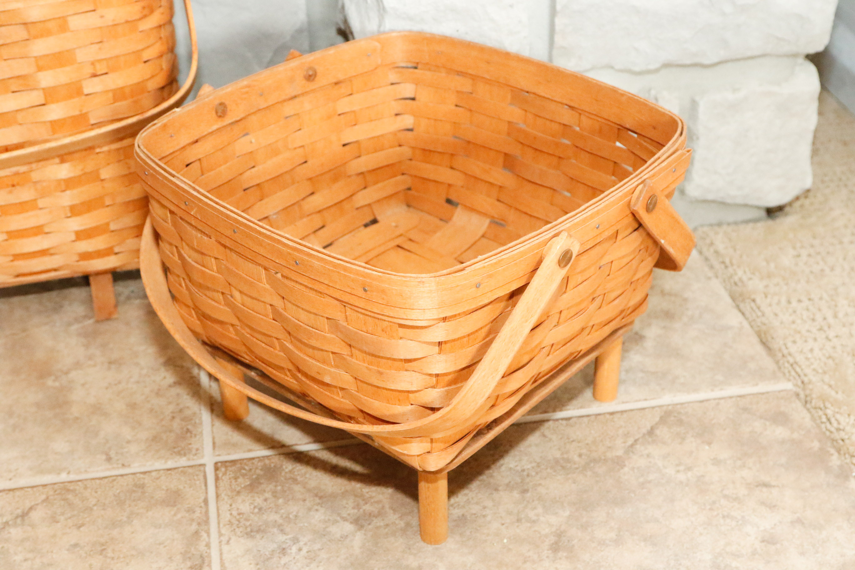 Collection of Signed Longaberger Baskets