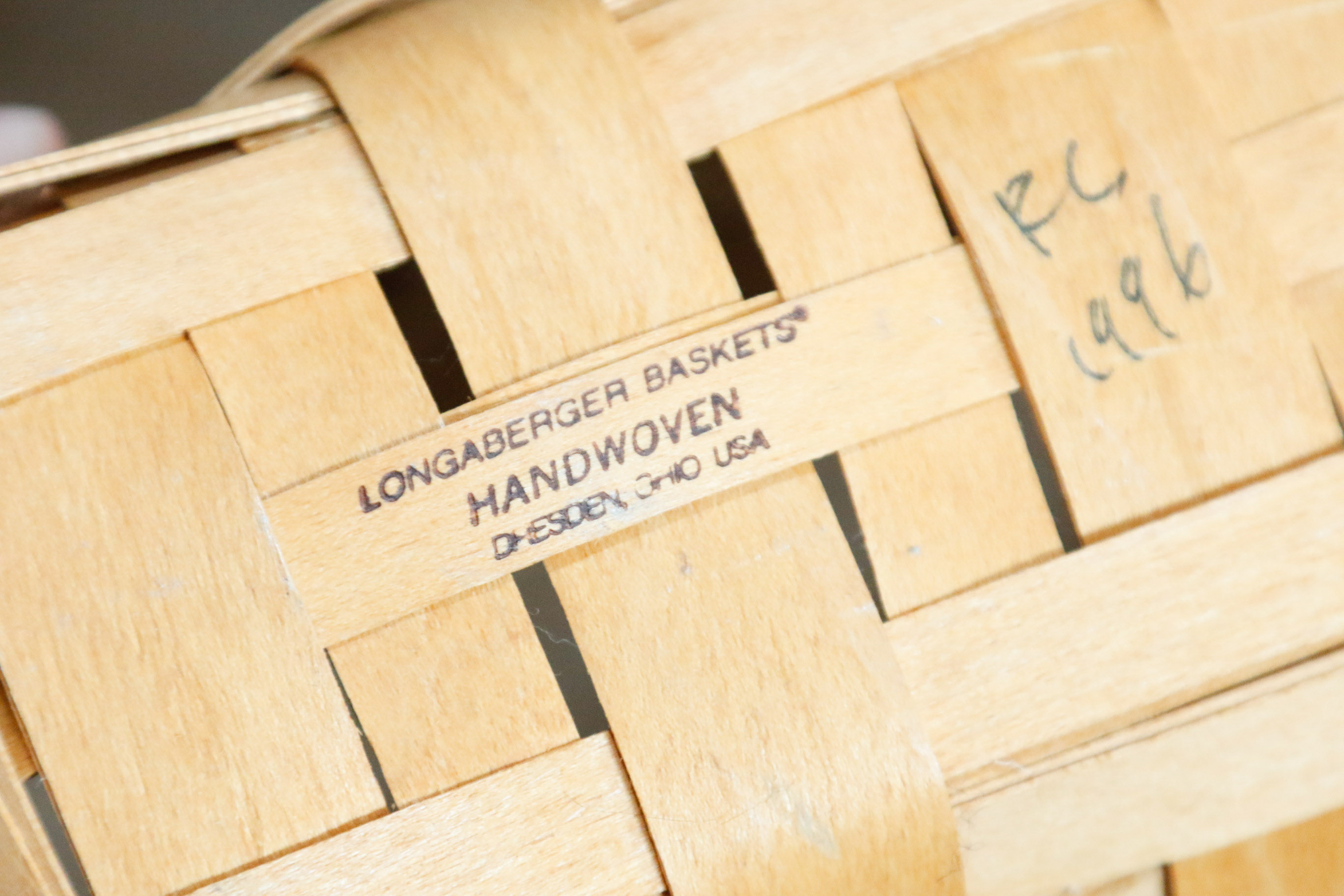 Collection of Signed Longaberger Baskets