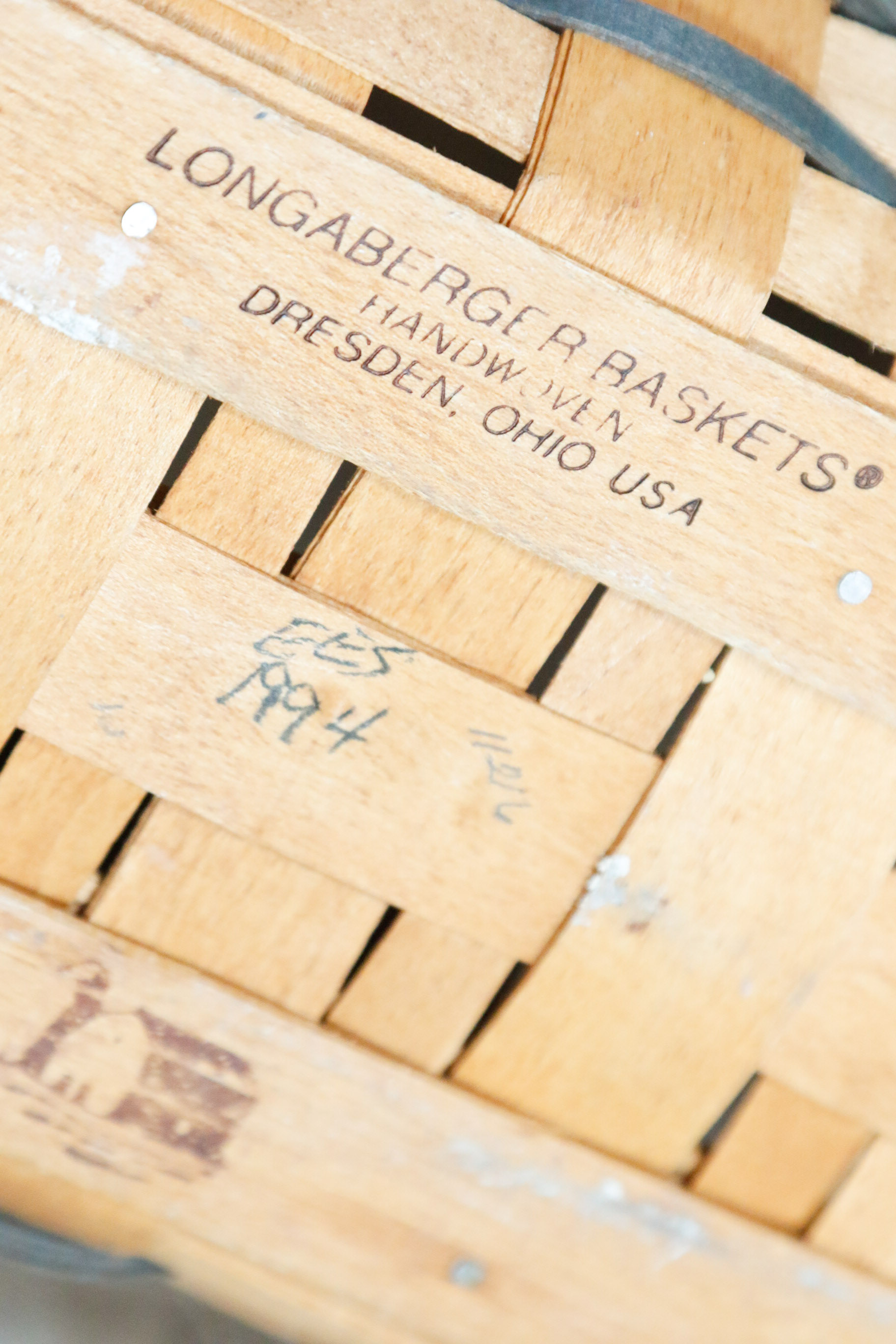 Collection of Signed Longaberger Baskets