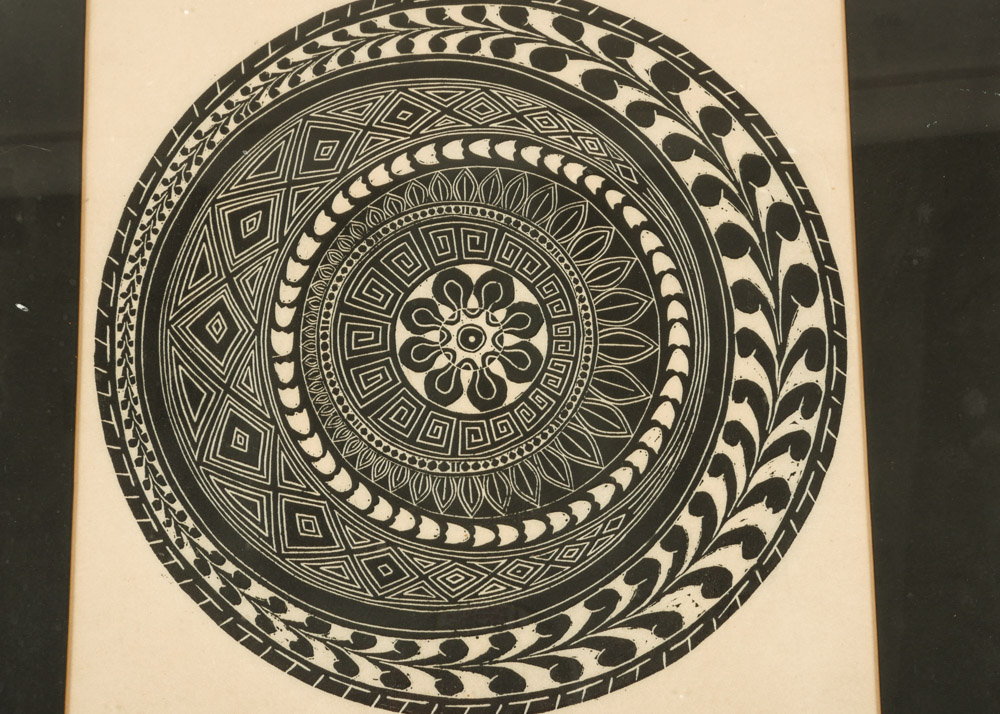 Signed and Numbered Joan B. Machinchick Linoleum Print