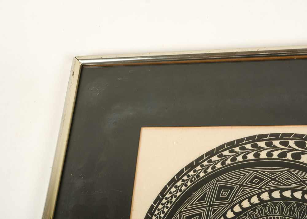 Signed and Numbered Joan B. Machinchick Linoleum Print