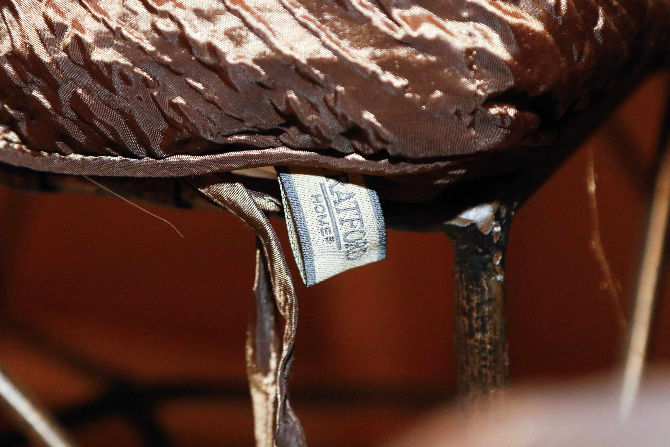 Quartet of Bronzed Patina Chairs