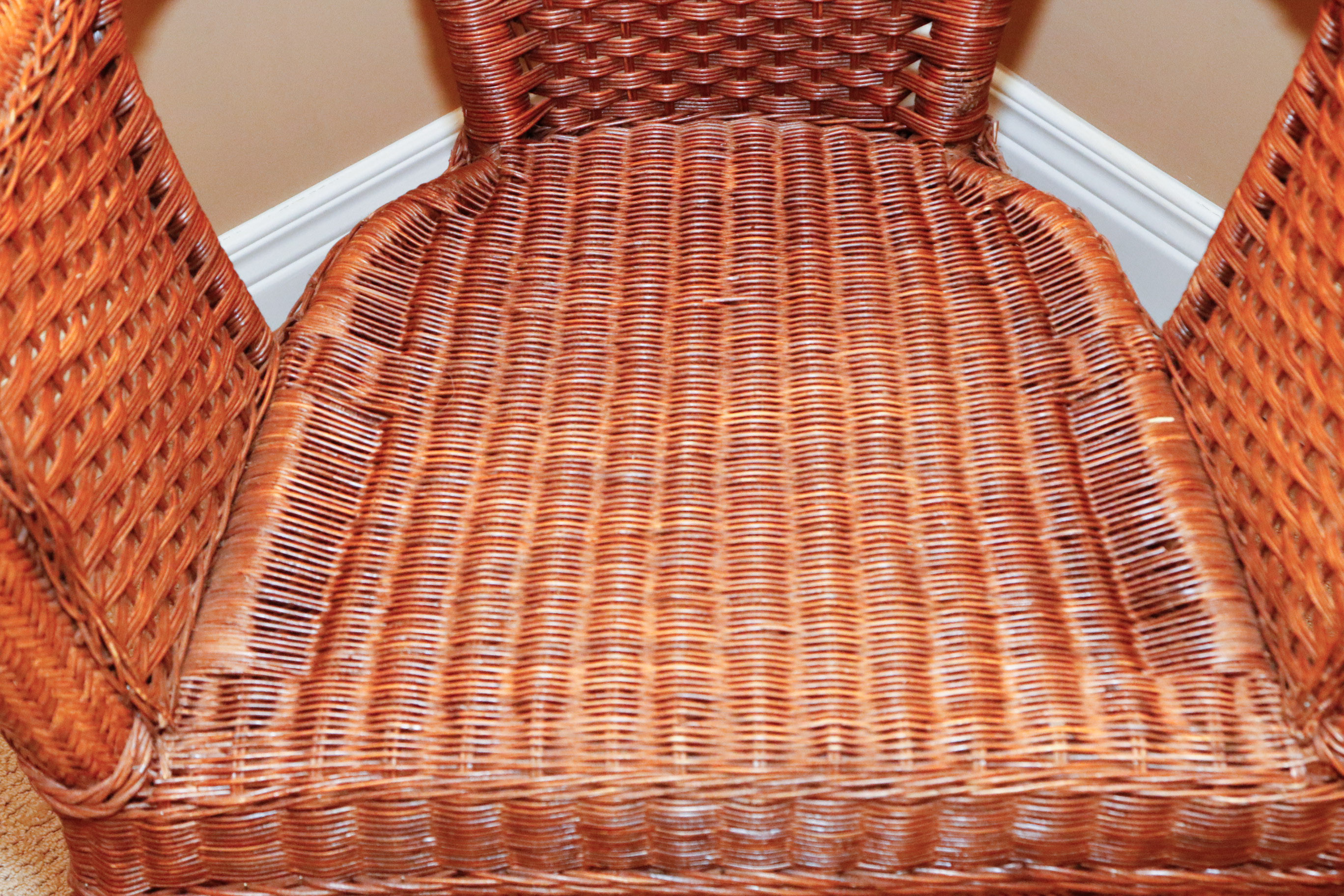 Wicker Armchair with Cushion