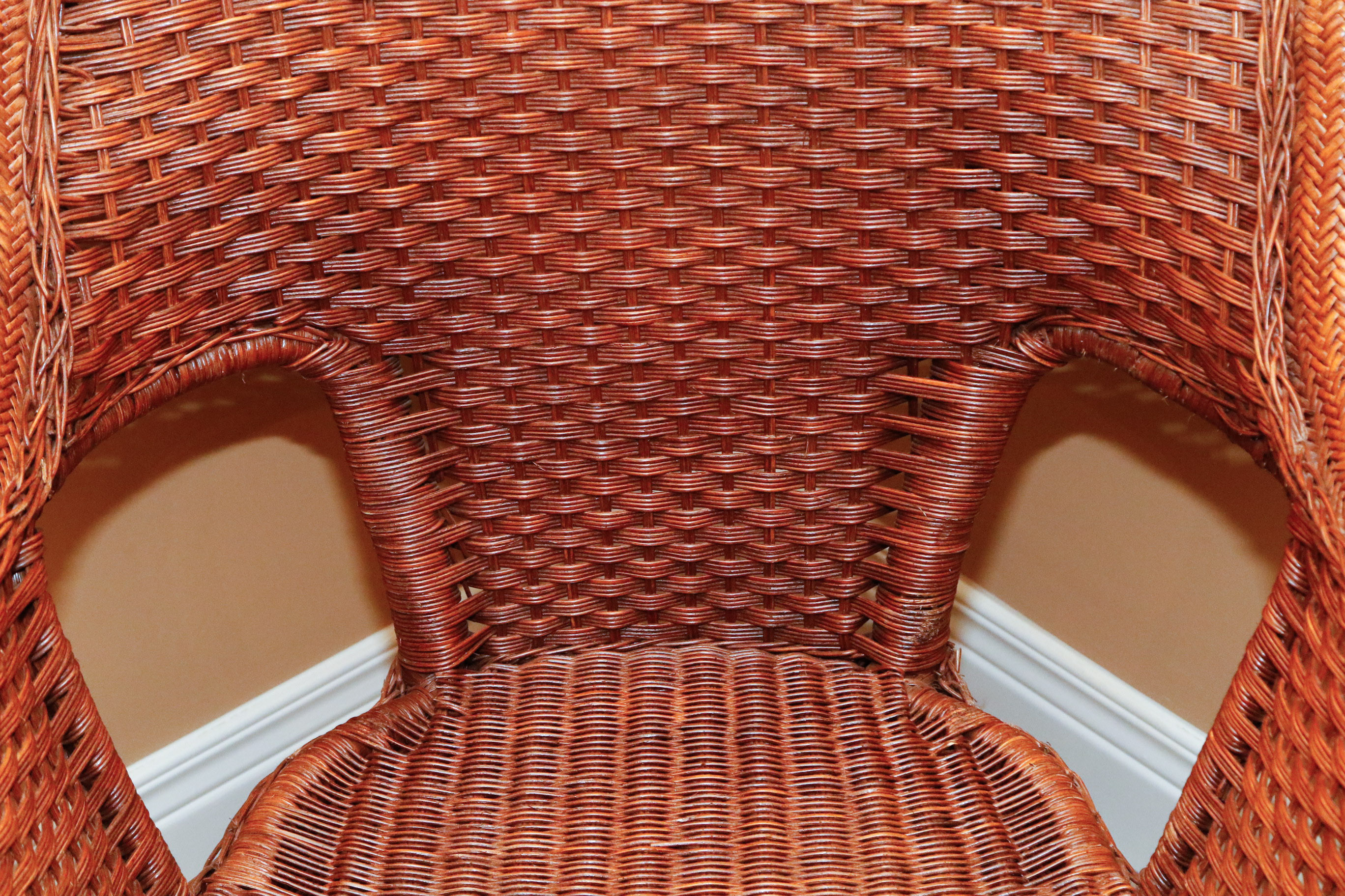 Wicker Armchair with Cushion