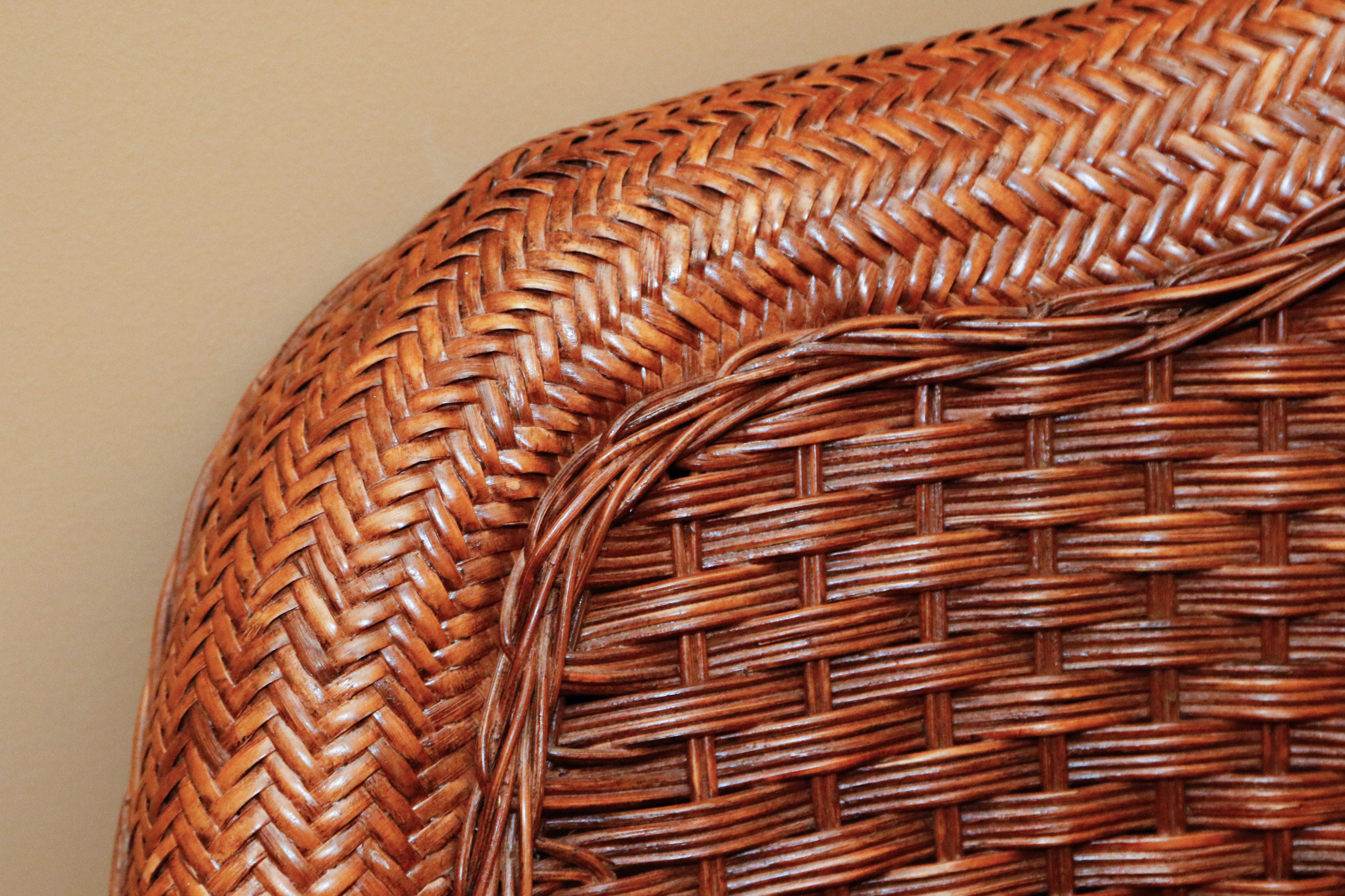 Wicker Armchair with Cushion