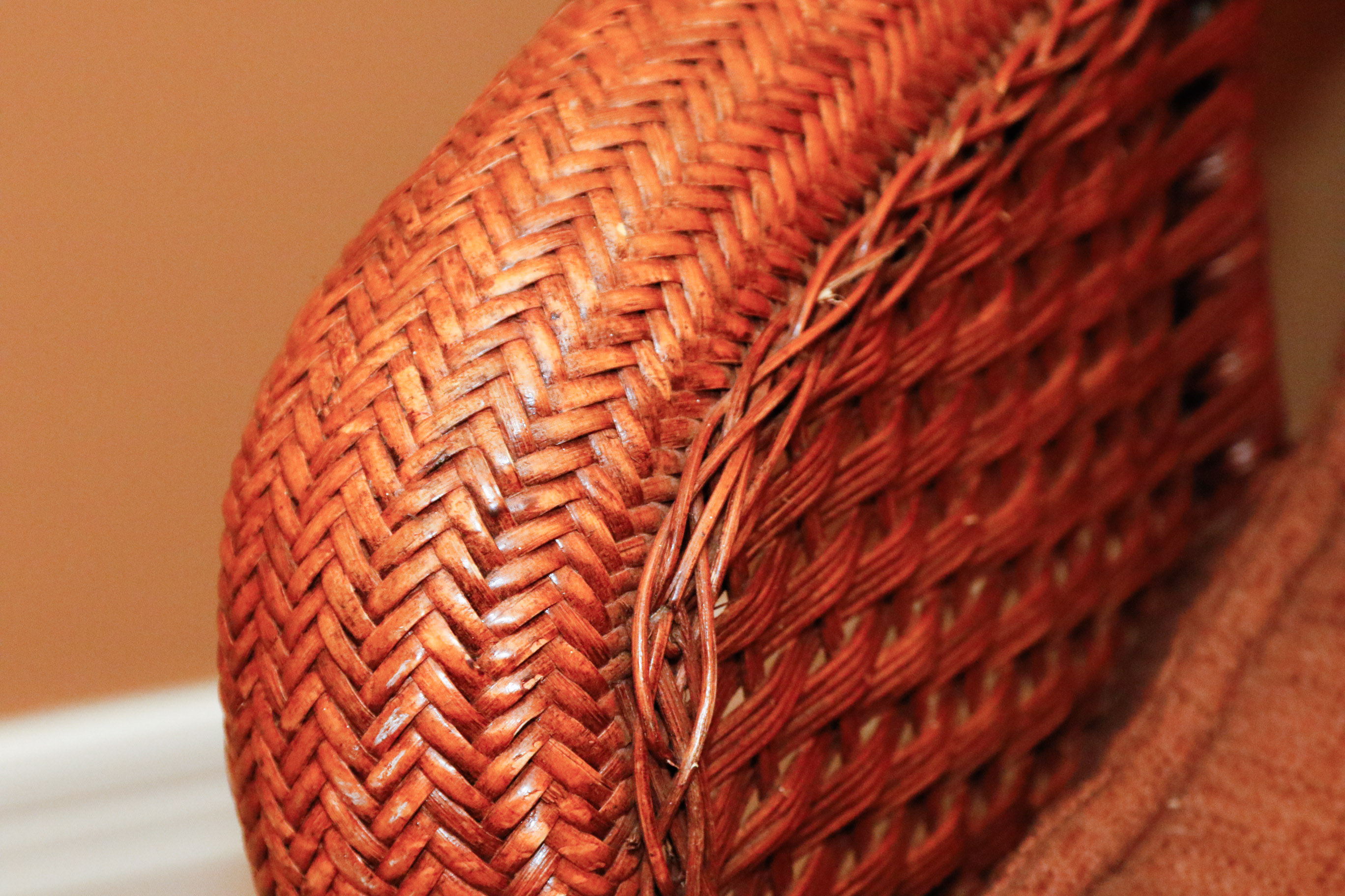 Wicker Armchair with Cushion