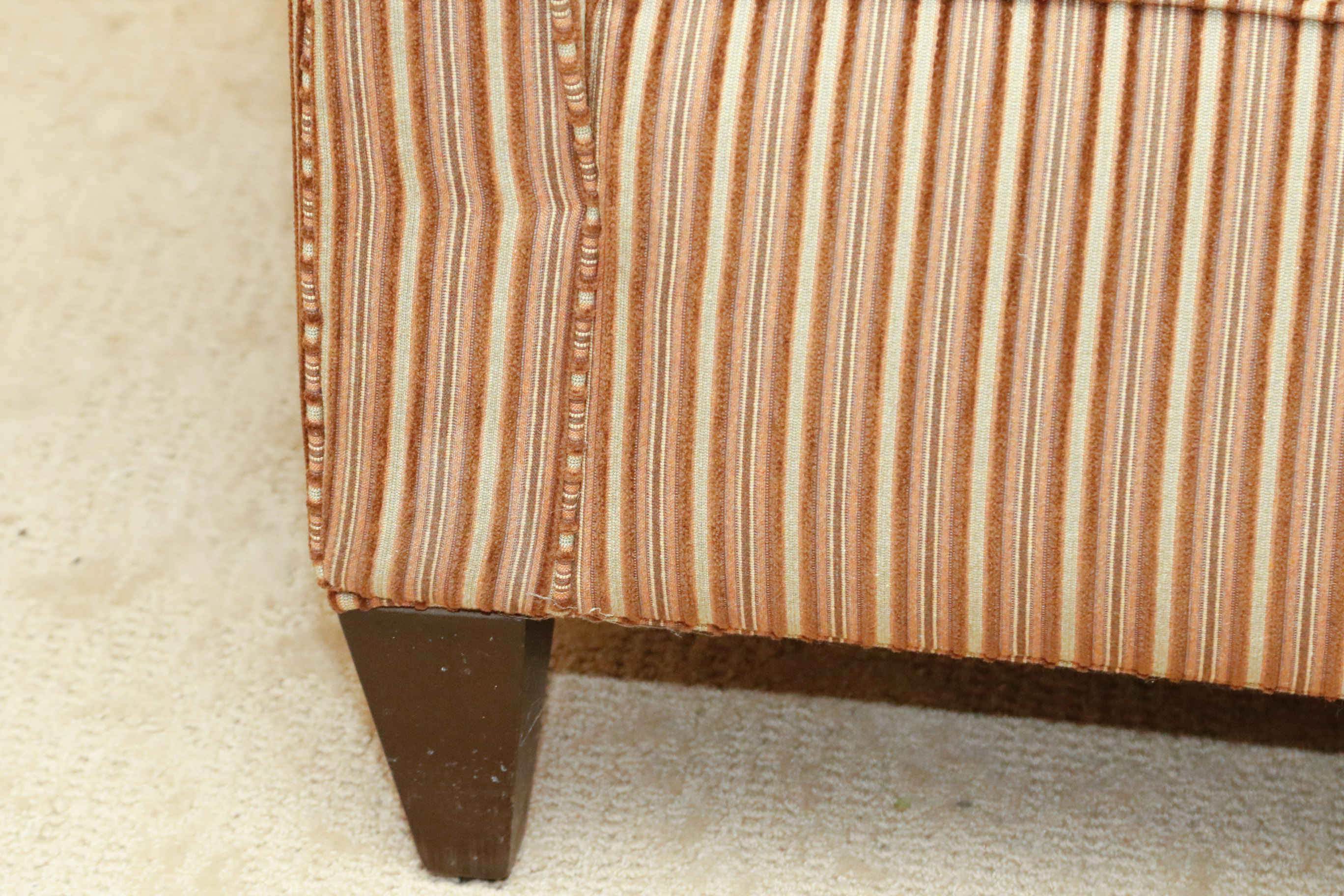 Striped Loveseat