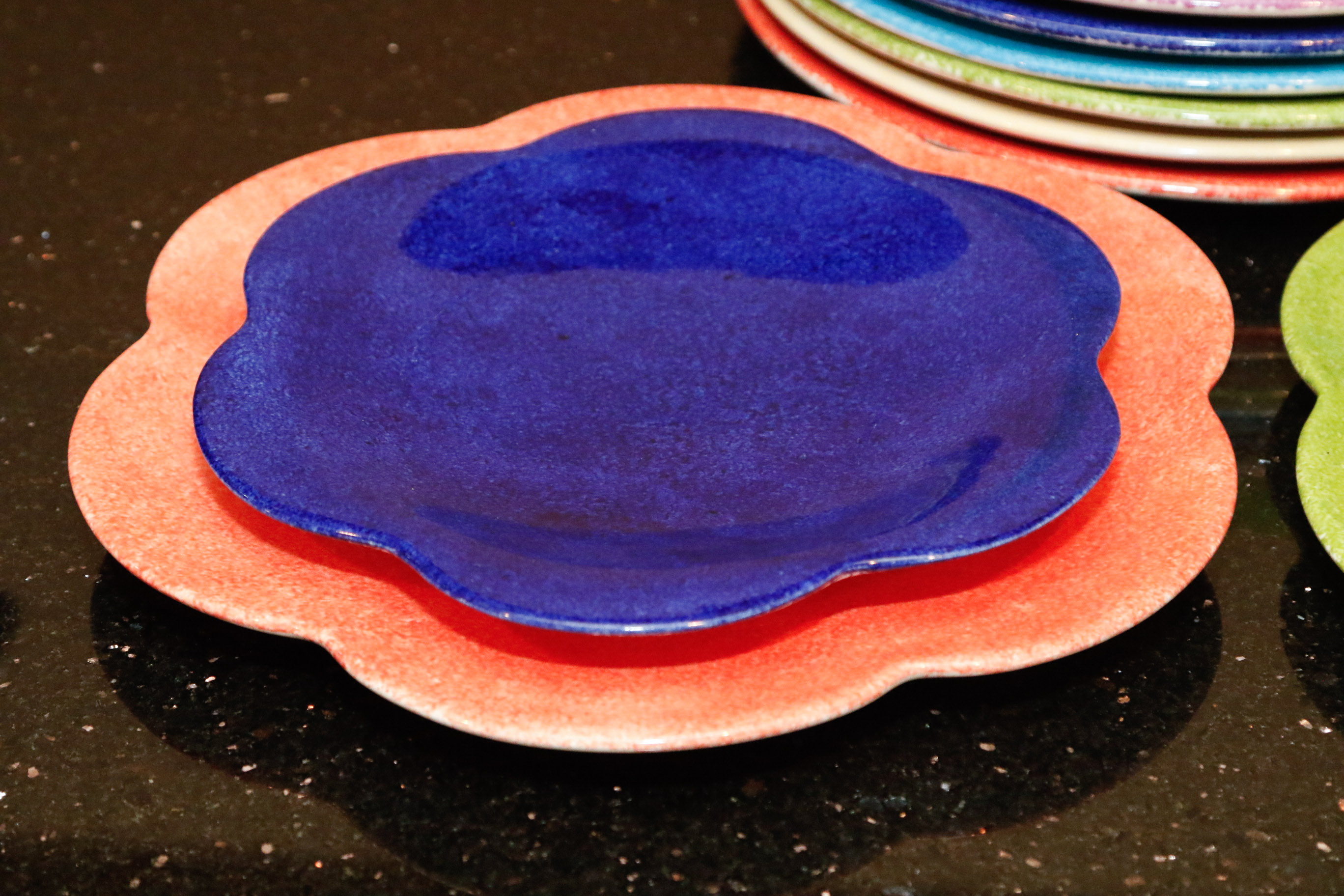 Maryse Boxer Hand Painted Plates