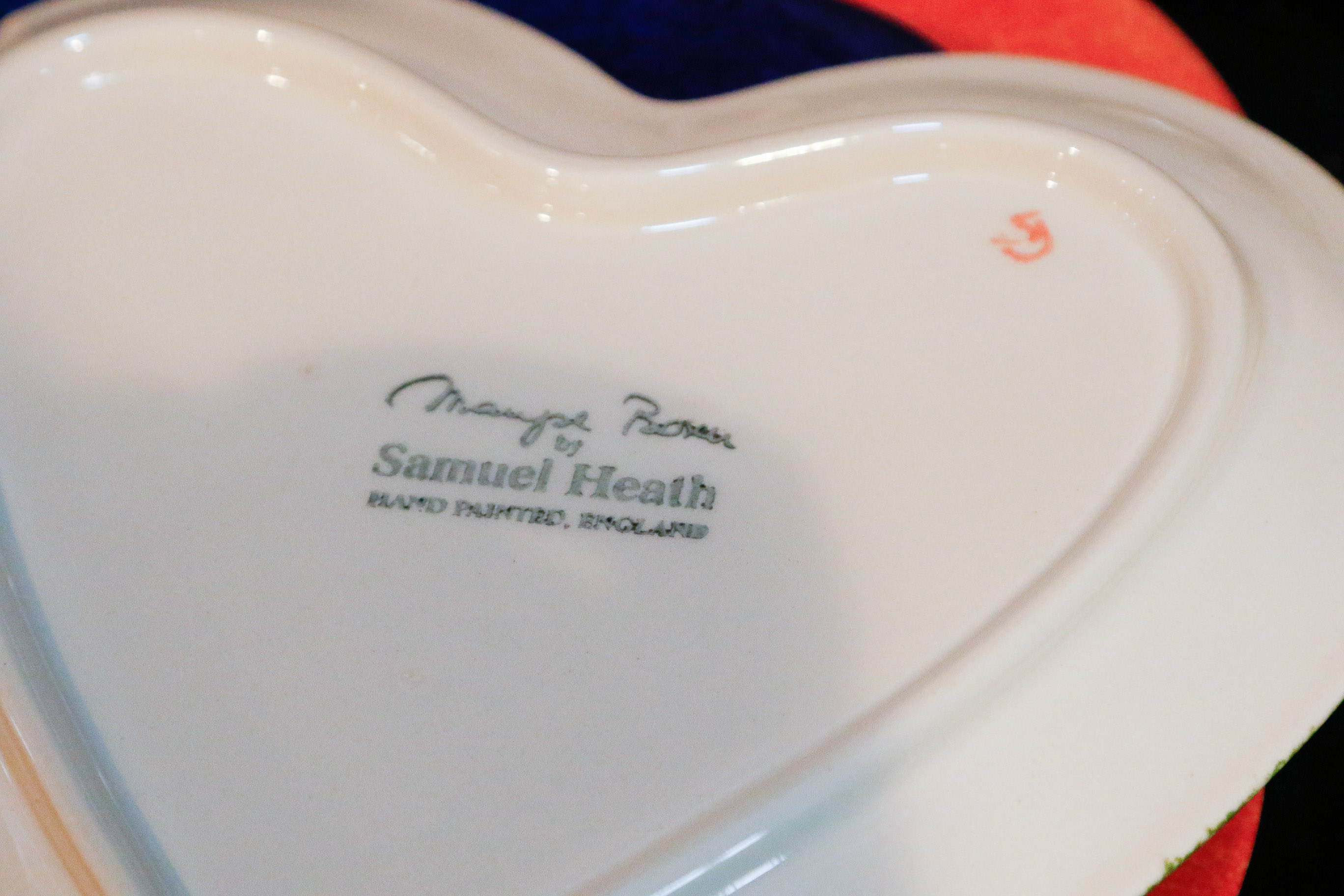 Maryse Boxer Hand Painted Plates