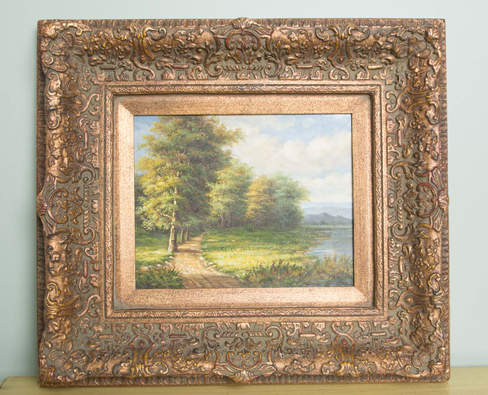 Pair of Small European Scene Paintings
