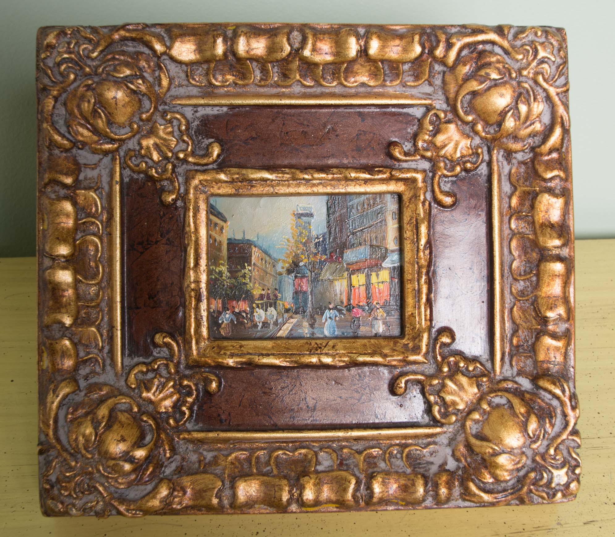 Pair of Small European Scene Paintings