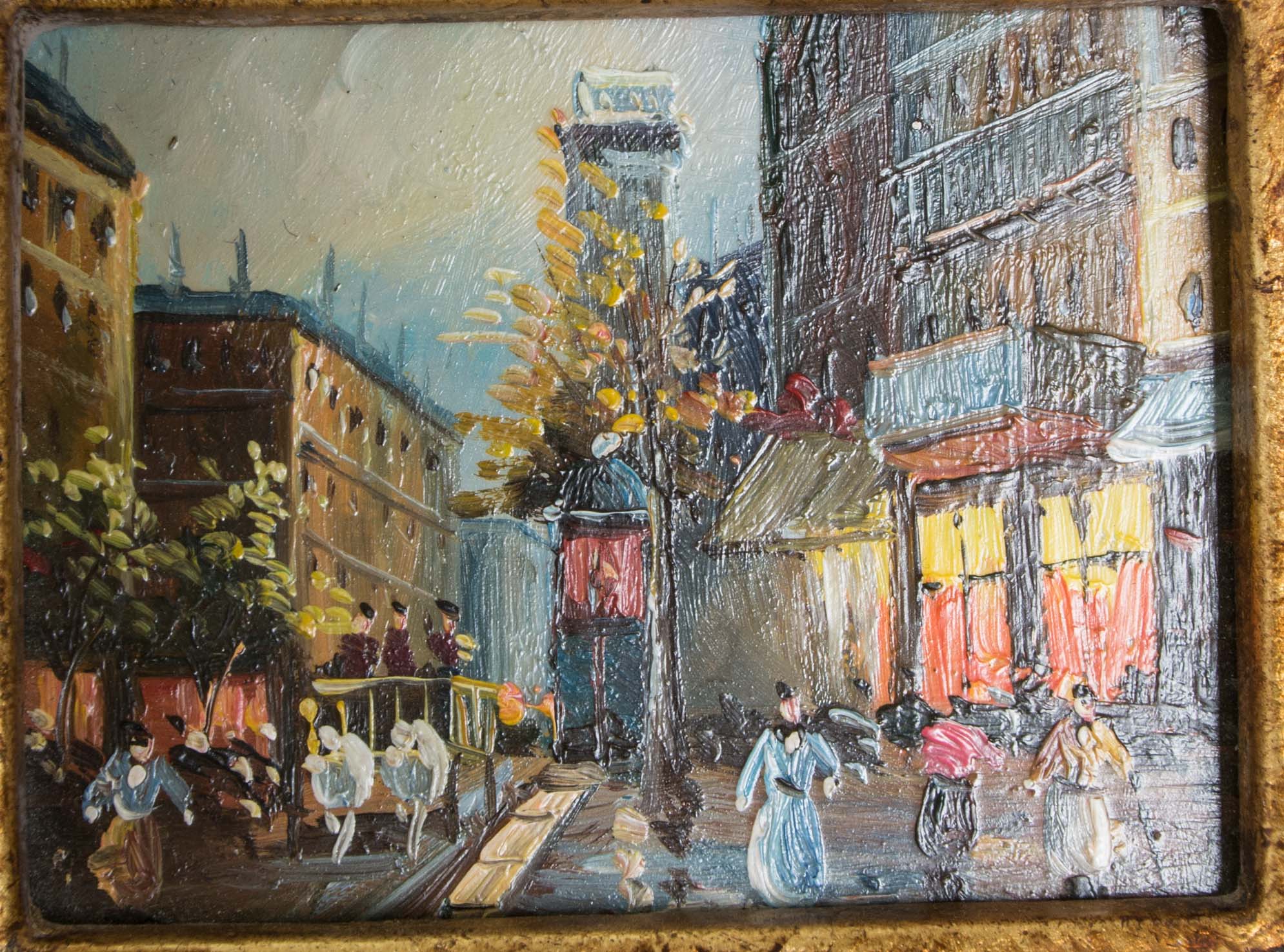 Pair of Small European Scene Paintings