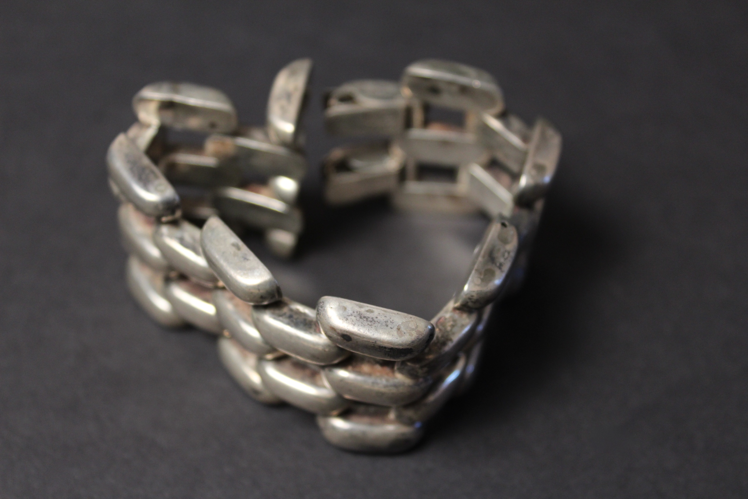 1950's Mexican Sterling Silver Bracelet