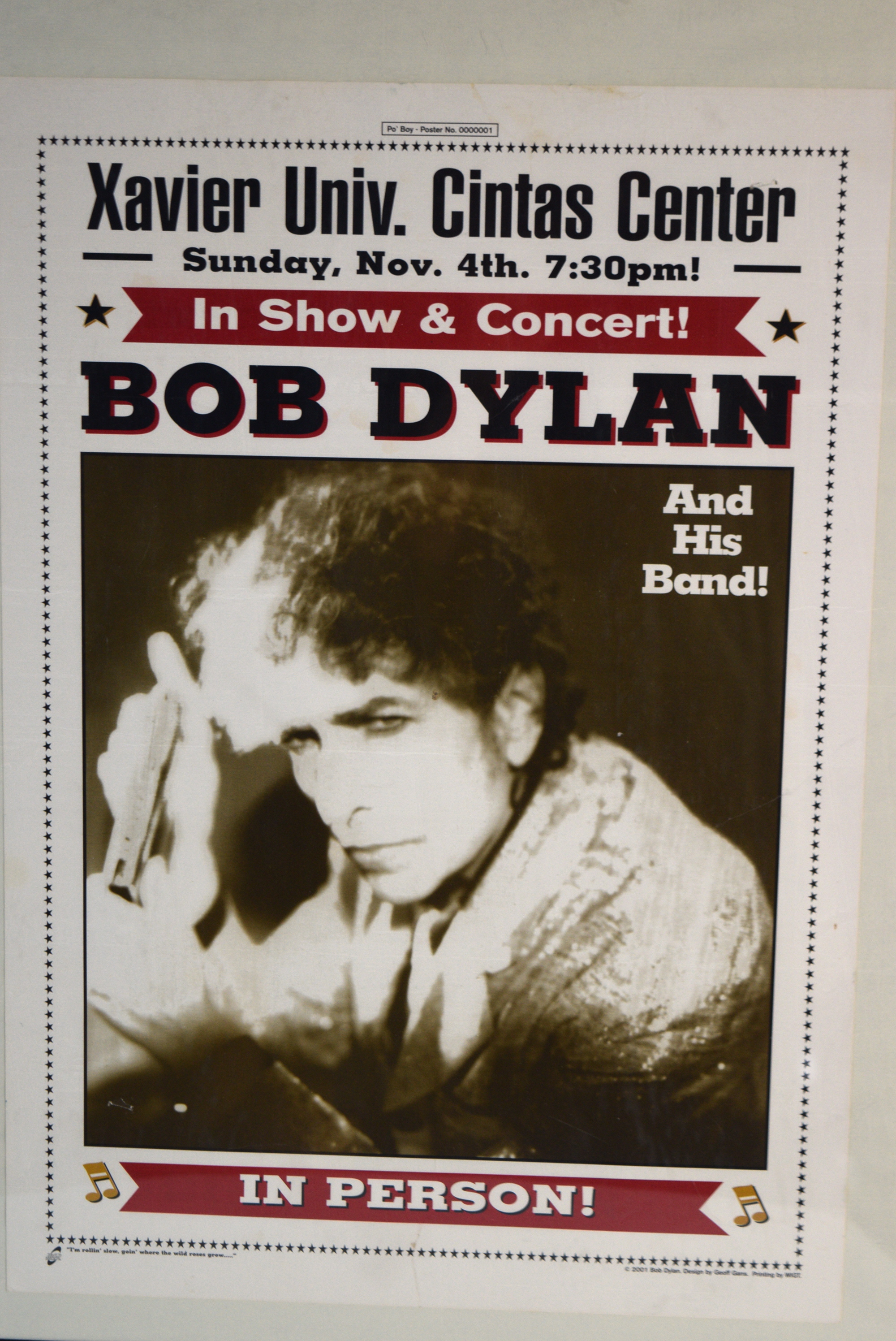 Paul McCartney and Bob Dylan Tour Posters