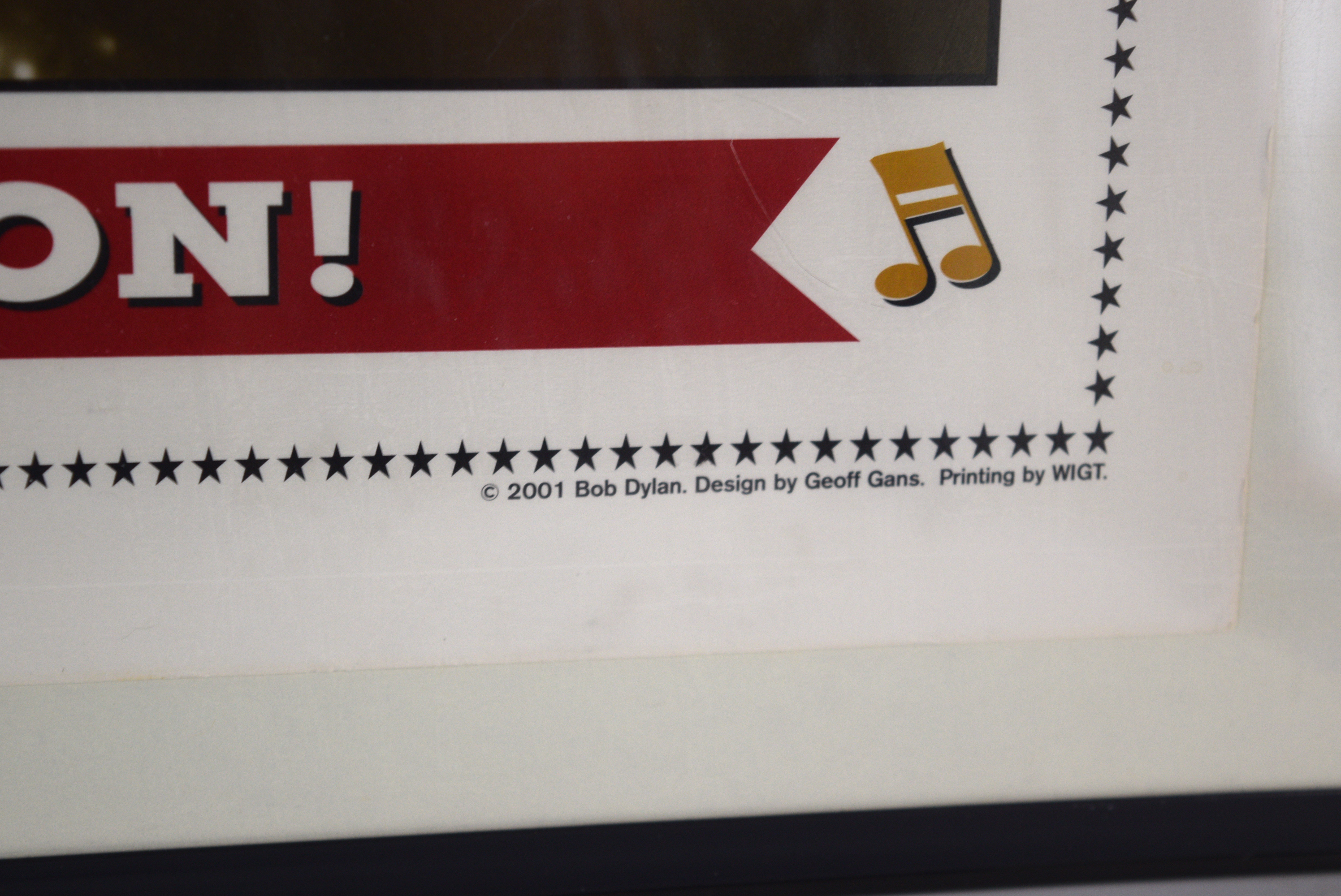 Paul McCartney and Bob Dylan Tour Posters