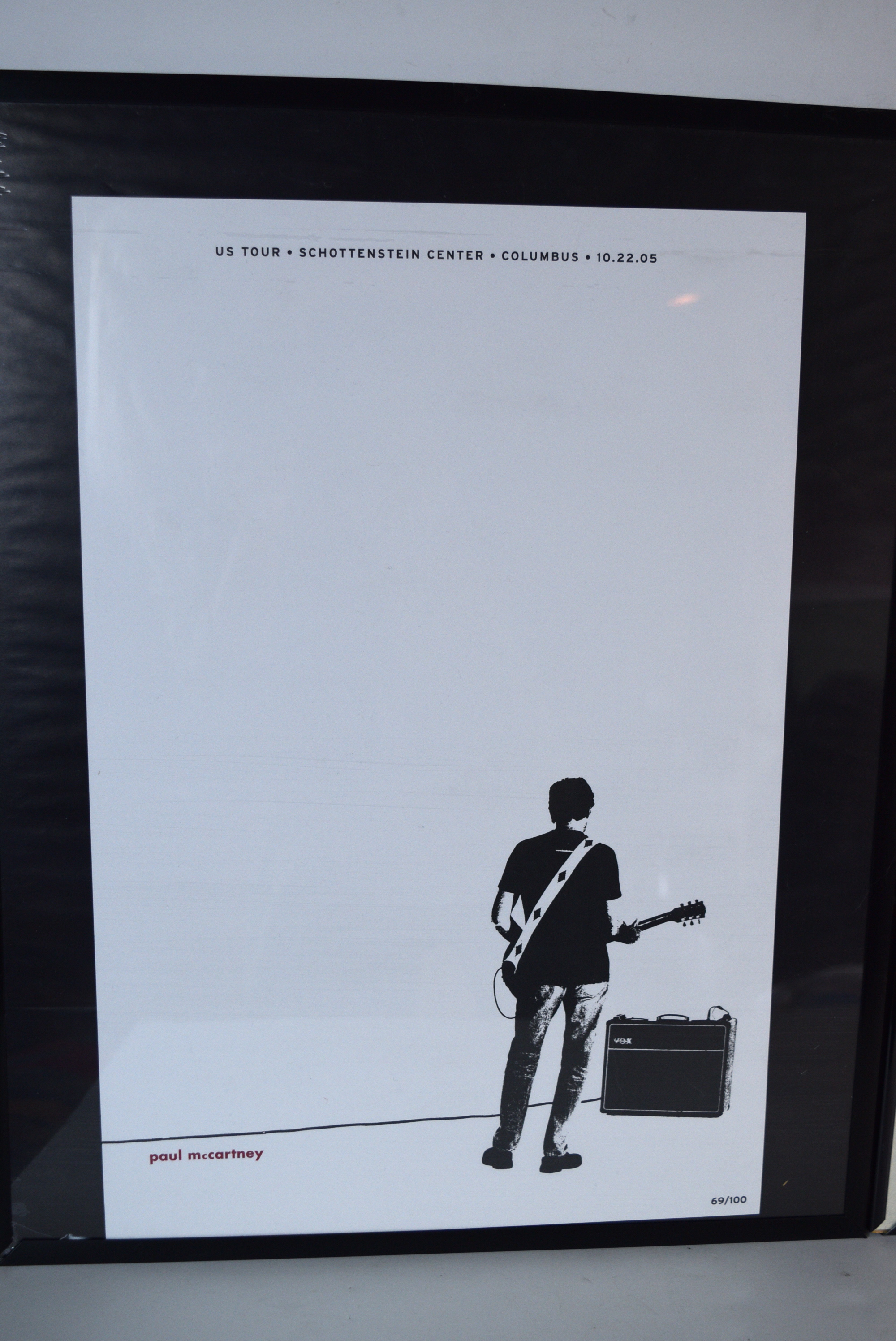 Paul McCartney and Bob Dylan Tour Posters