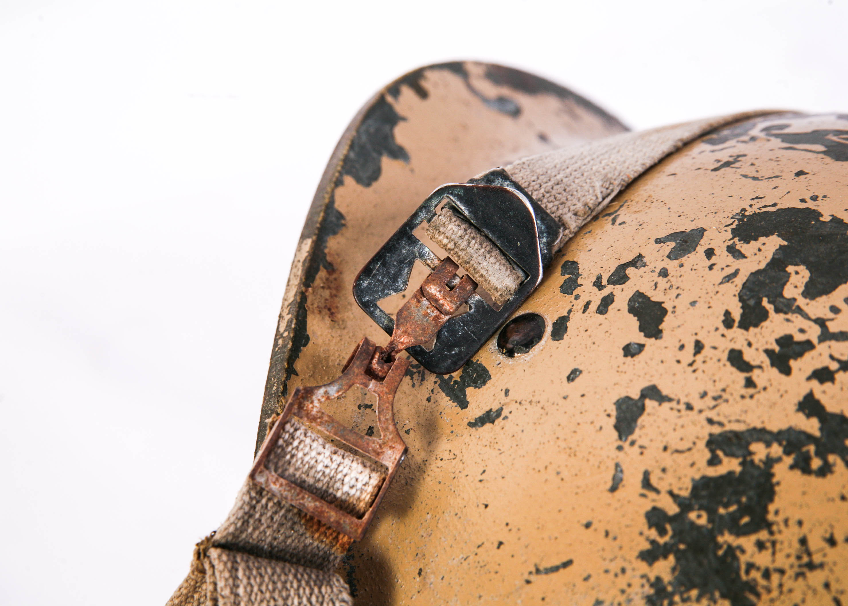 Vintage Metal Army Helmet