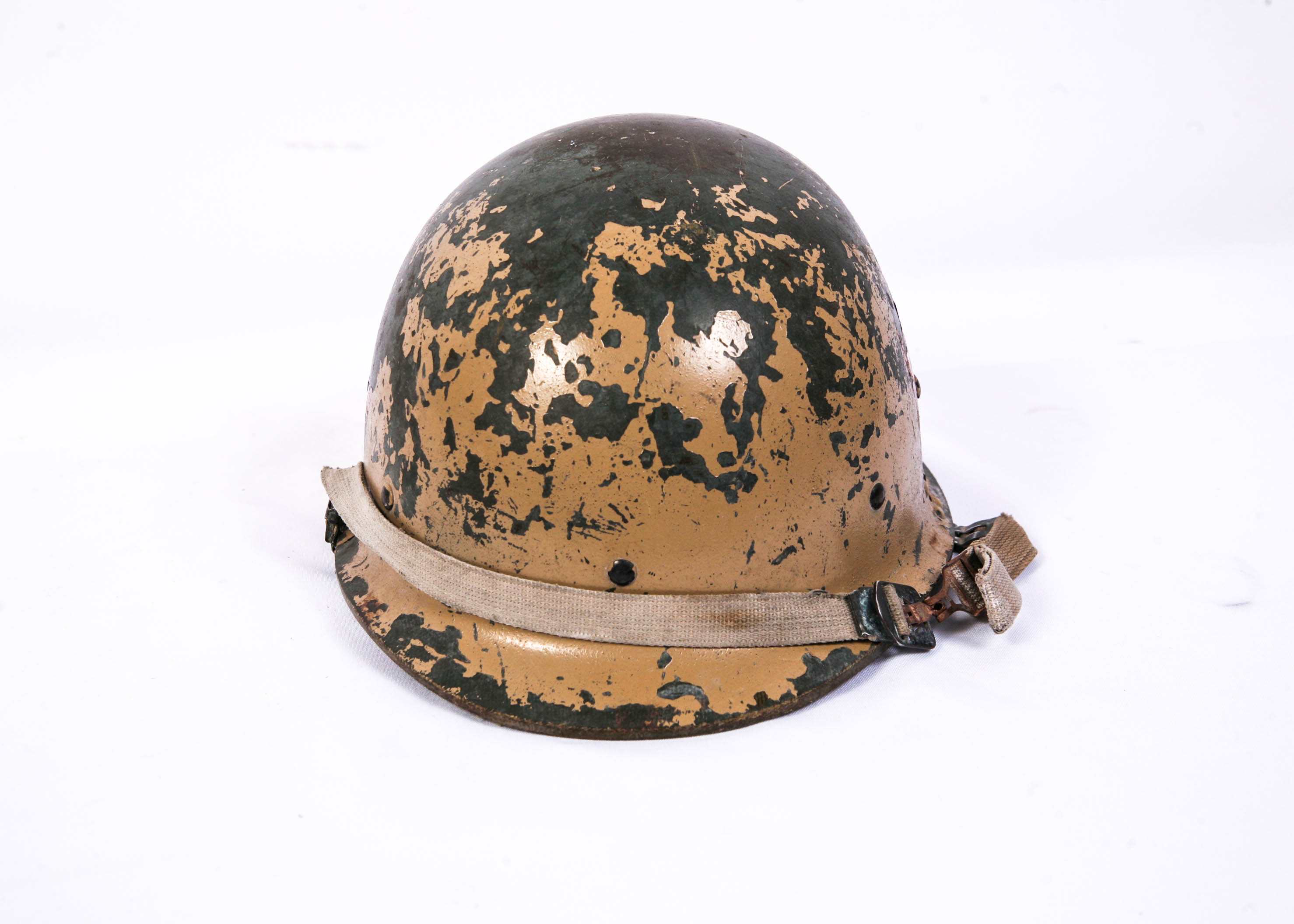 Vintage Metal Army Helmet