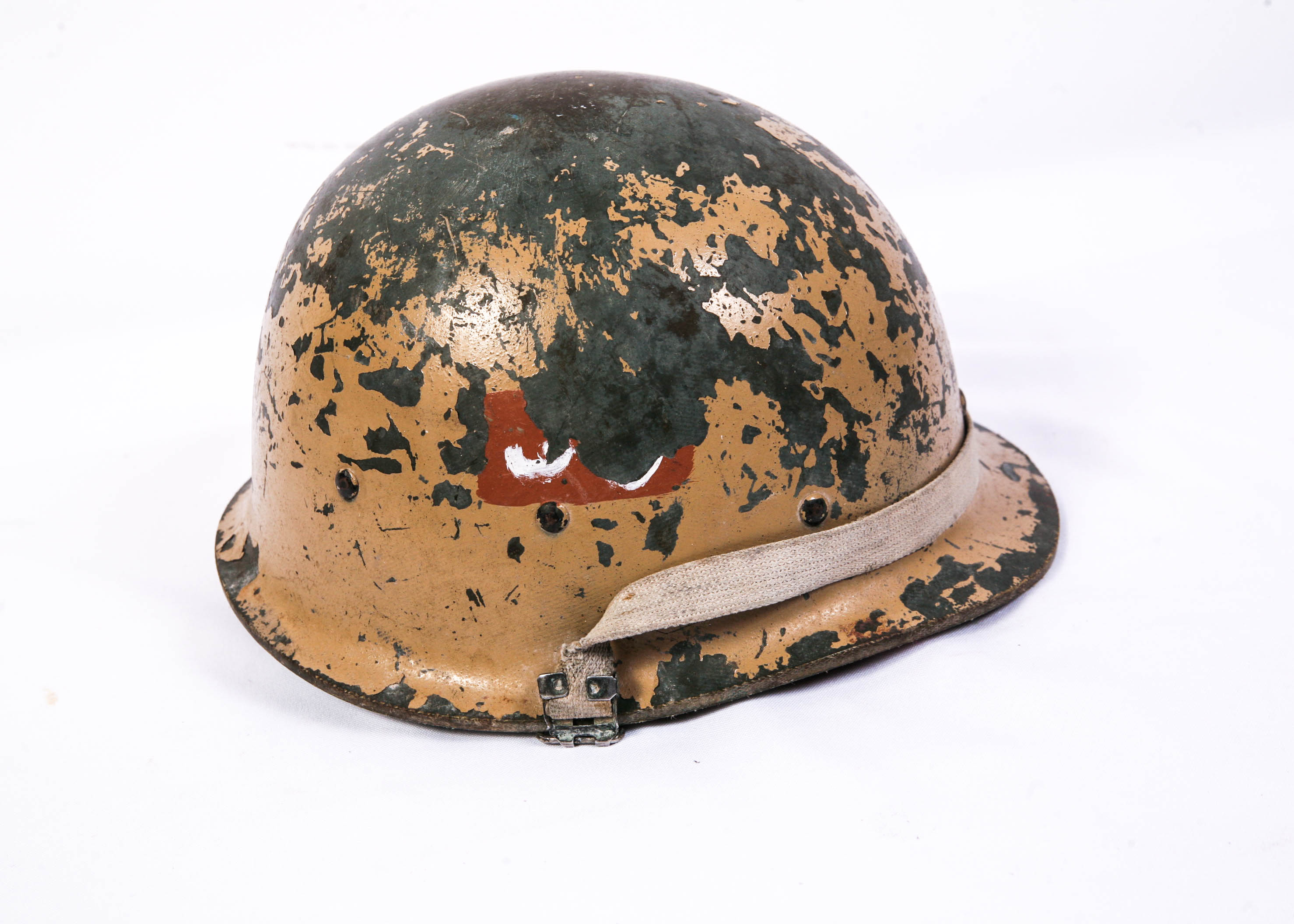 Vintage Metal Army Helmet