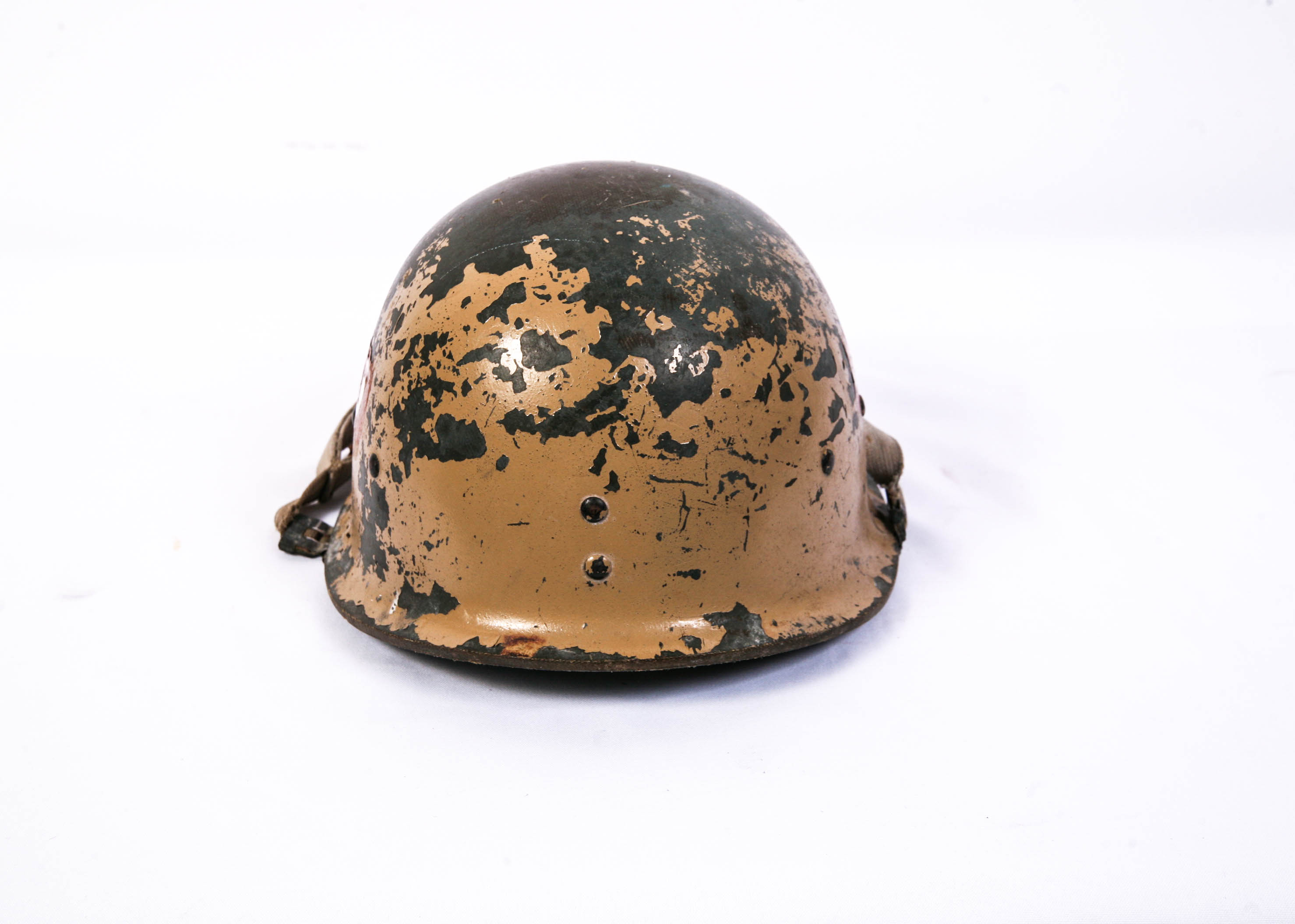 Vintage Metal Army Helmet